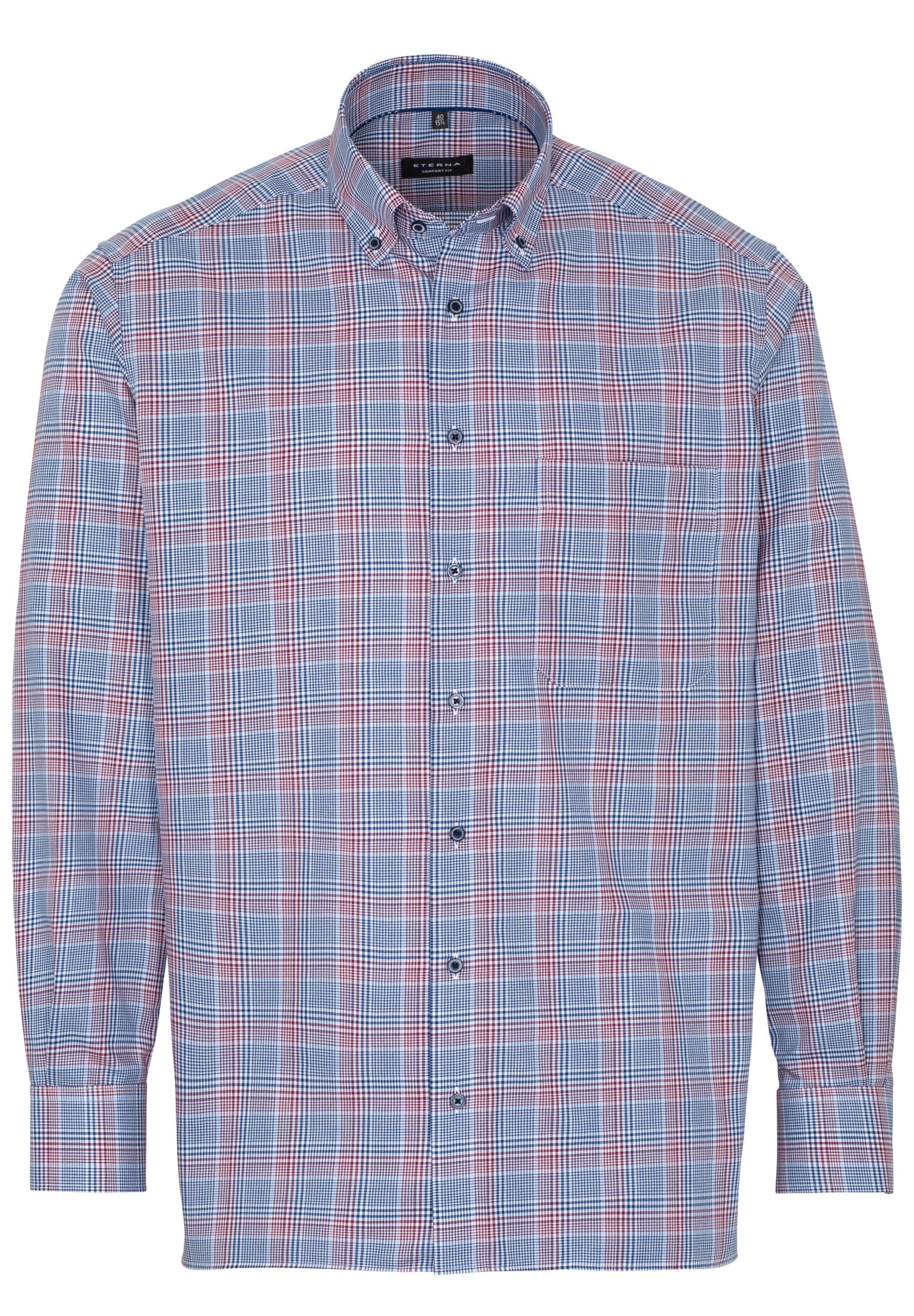 Eterna Langarmhemd »COMFORT FIT«, NON IRON (bügelfrei)