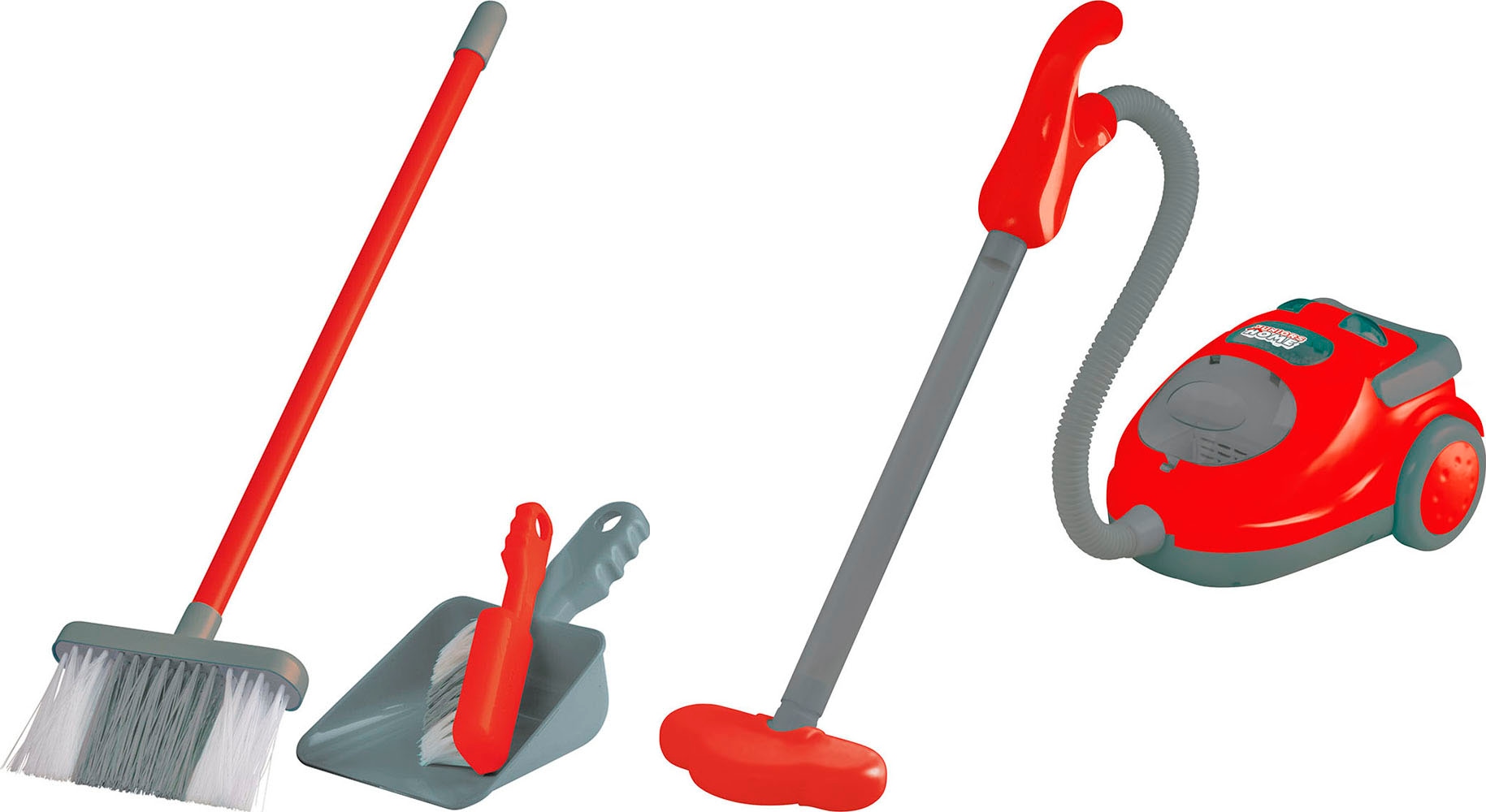 Image of Happy People Kinder-Haushaltsset "Staubsauger und Putz-Set" mit Licht- und Soundeffekt