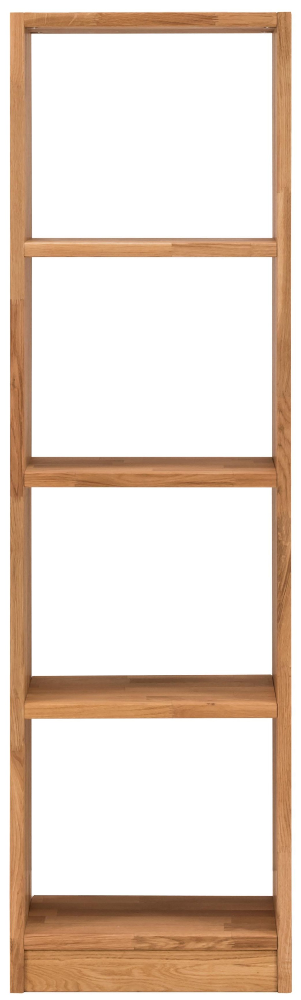 Image of Premium collection by Home affaire Regalelement »Ecko«, aus massivem Wildeichenholz, Breite 47 cm, mit 4 Fächern bei Ackermann Versand Schweiz