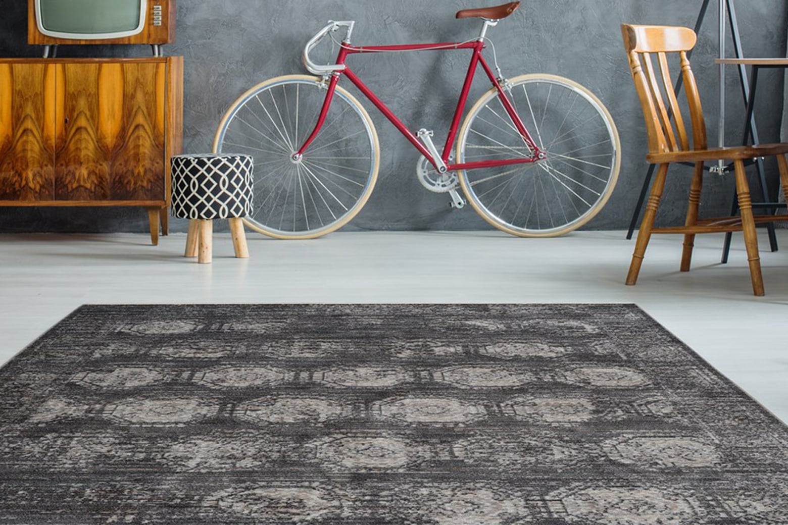 Image of Arte Espina Teppich "Baroque 700" rechteckig 5 mm Höhe Wohnzimmer