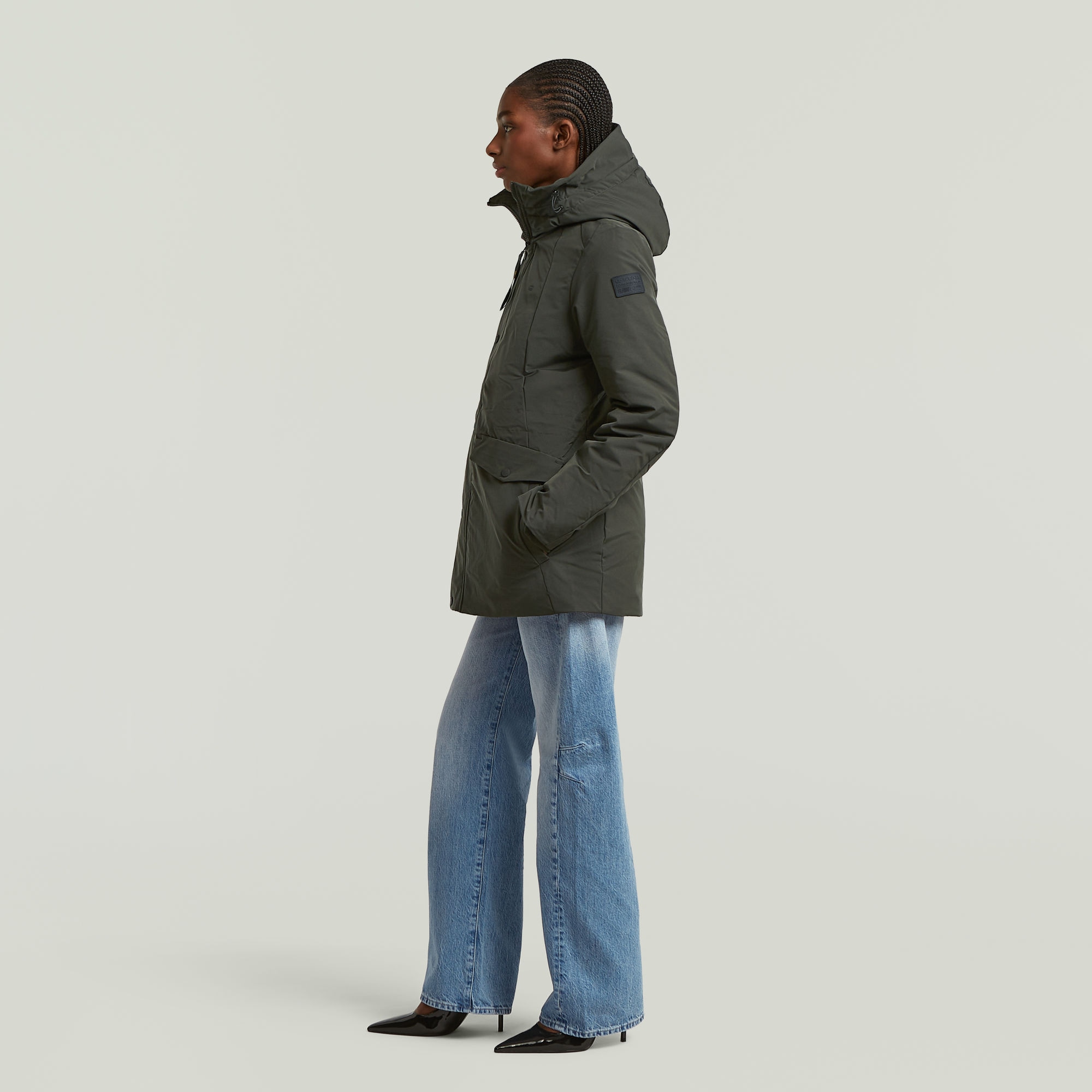 G-STAR Parka »Vodan 2.0 Short Jacket Women« avec capuche avec poches à rabat