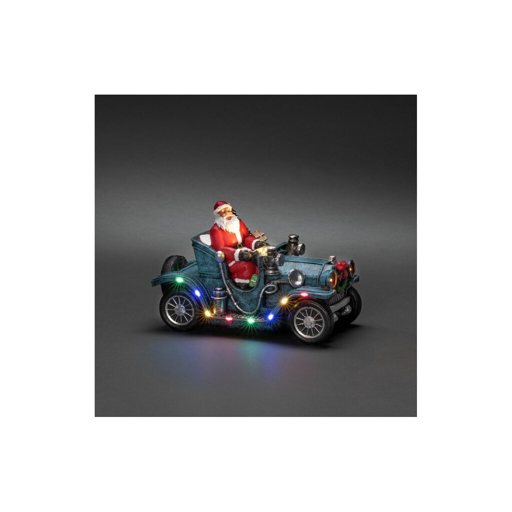 KONSTSMIDE Weihnachtsfigur »Weihnachtsmann/Auto Innen«