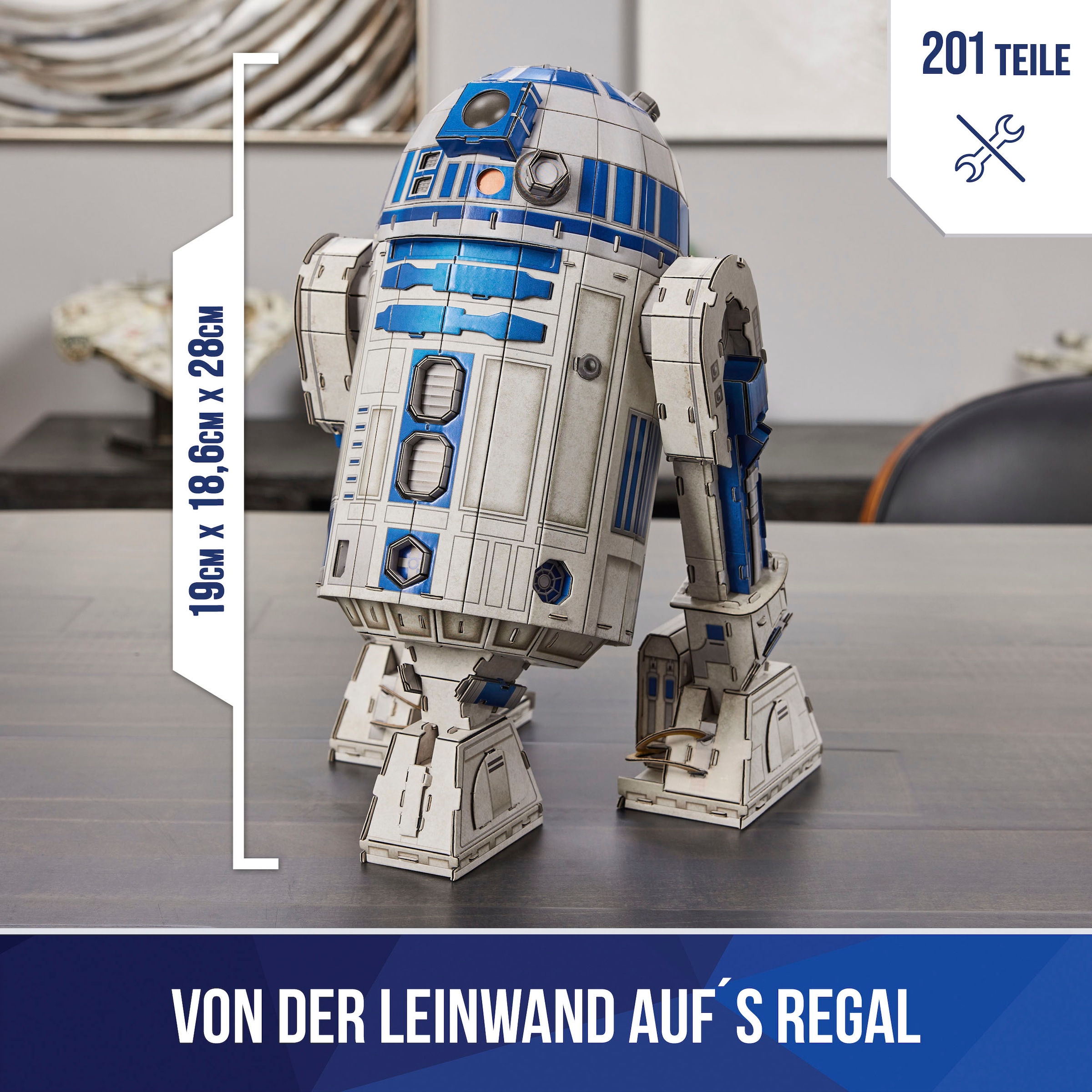 Spin Master Puzzle 3D »4D Build - Star Wars - R2-D2 Roboter«