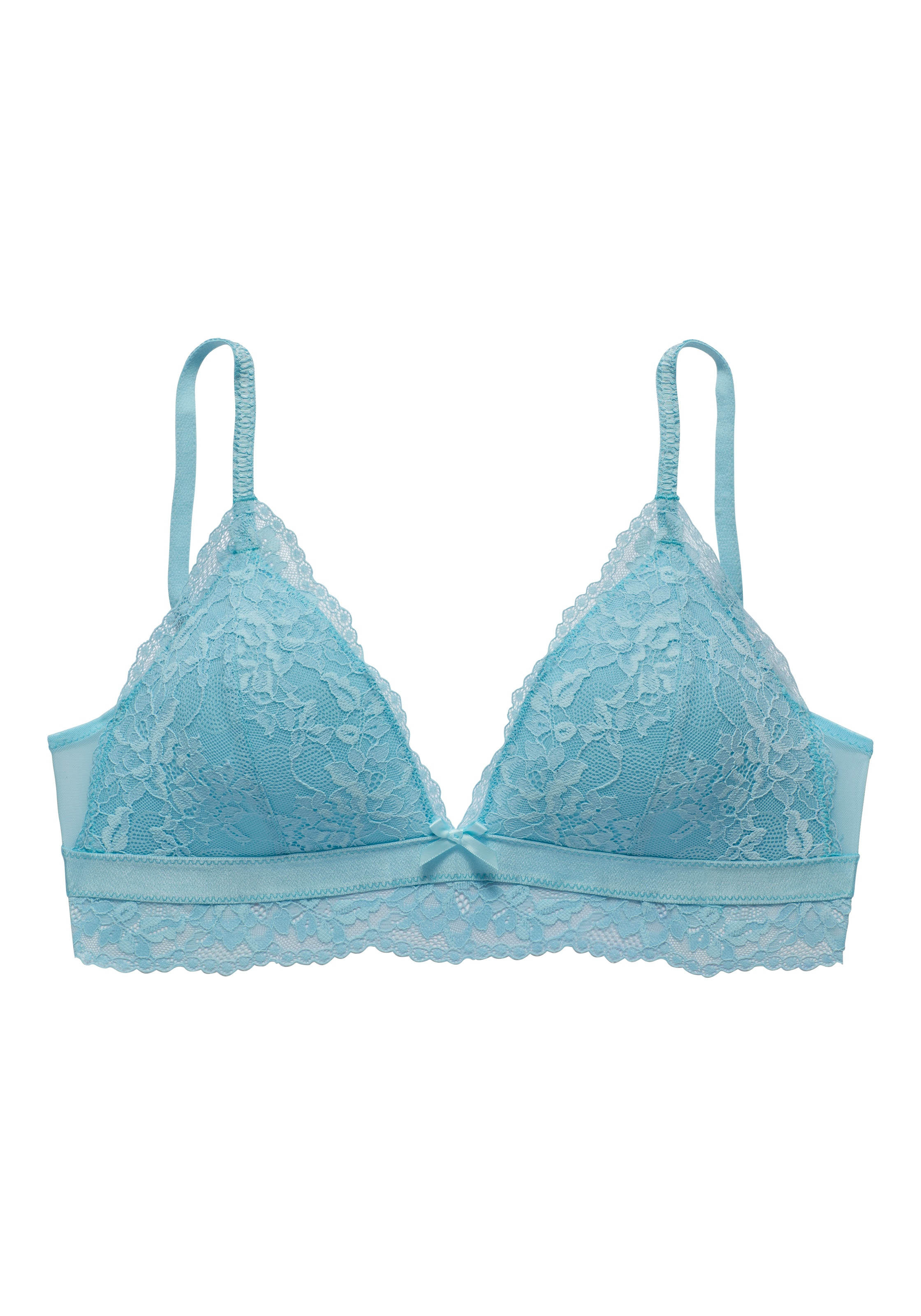 LASCANA Soutien-gorge à bretelles mit atmungsaktiver, softer Spacer-Schale, Spitze, sexy Dessous