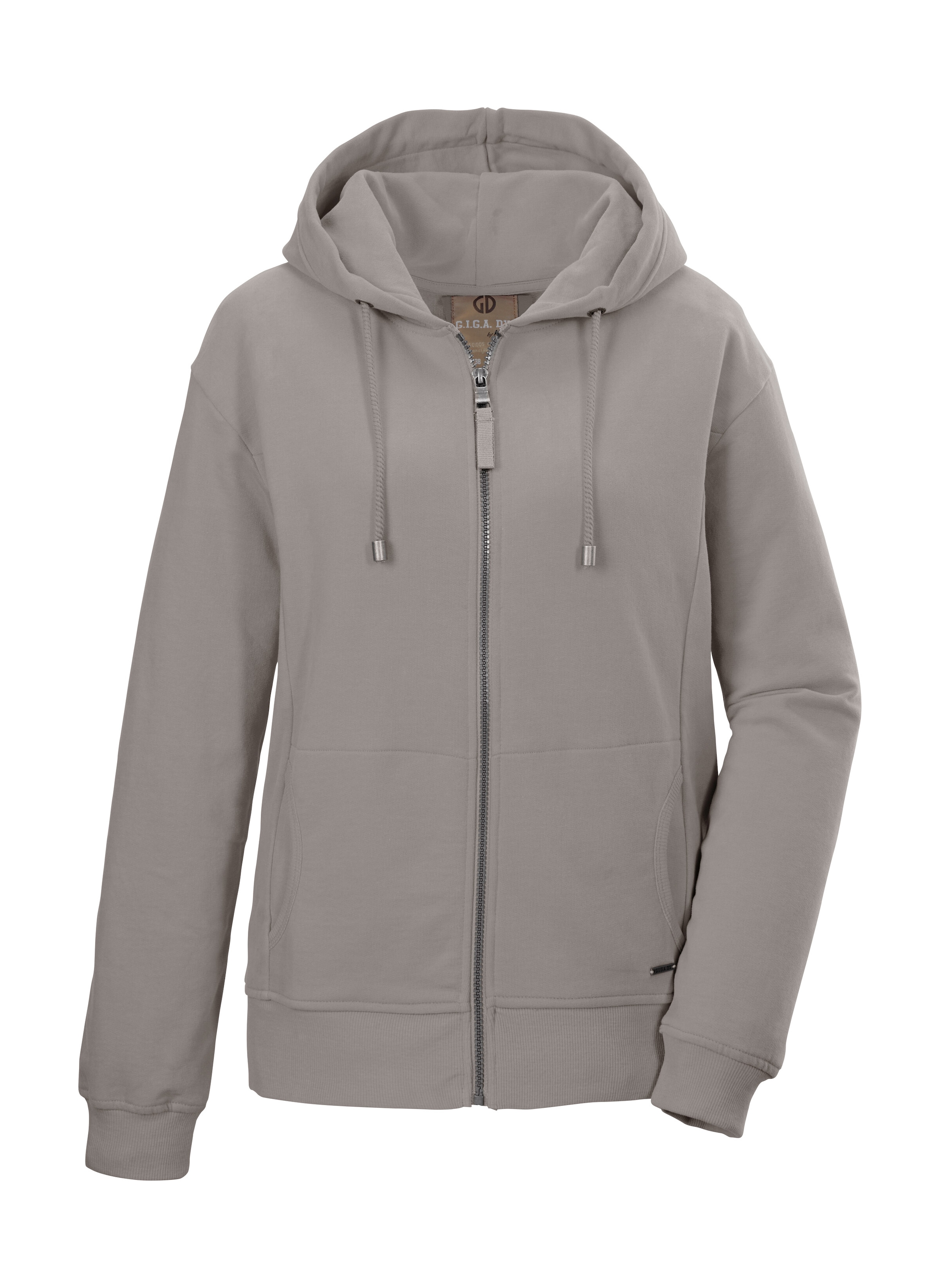 Image of G.I.G.A. DX by killtec Sweatjacke "GS 26 WMN SWT JCKT GOTS" GOTS Bio-Baumwolle, Carbon-Finish, Kapuze, elastische Bündchen