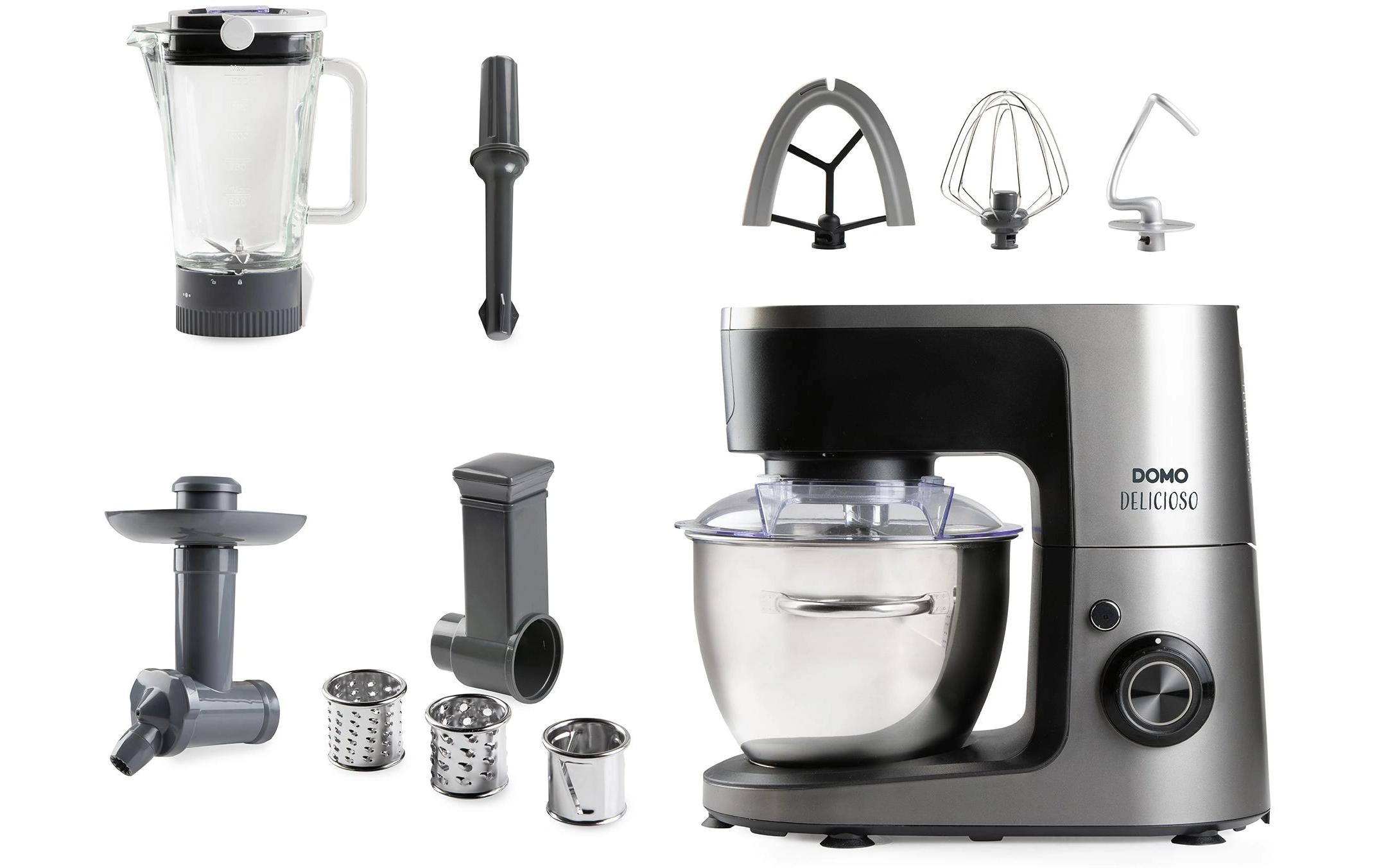Domo Küchenmaschine »Delicioso DO9293KR« Vielseitiger Küchenhelfer