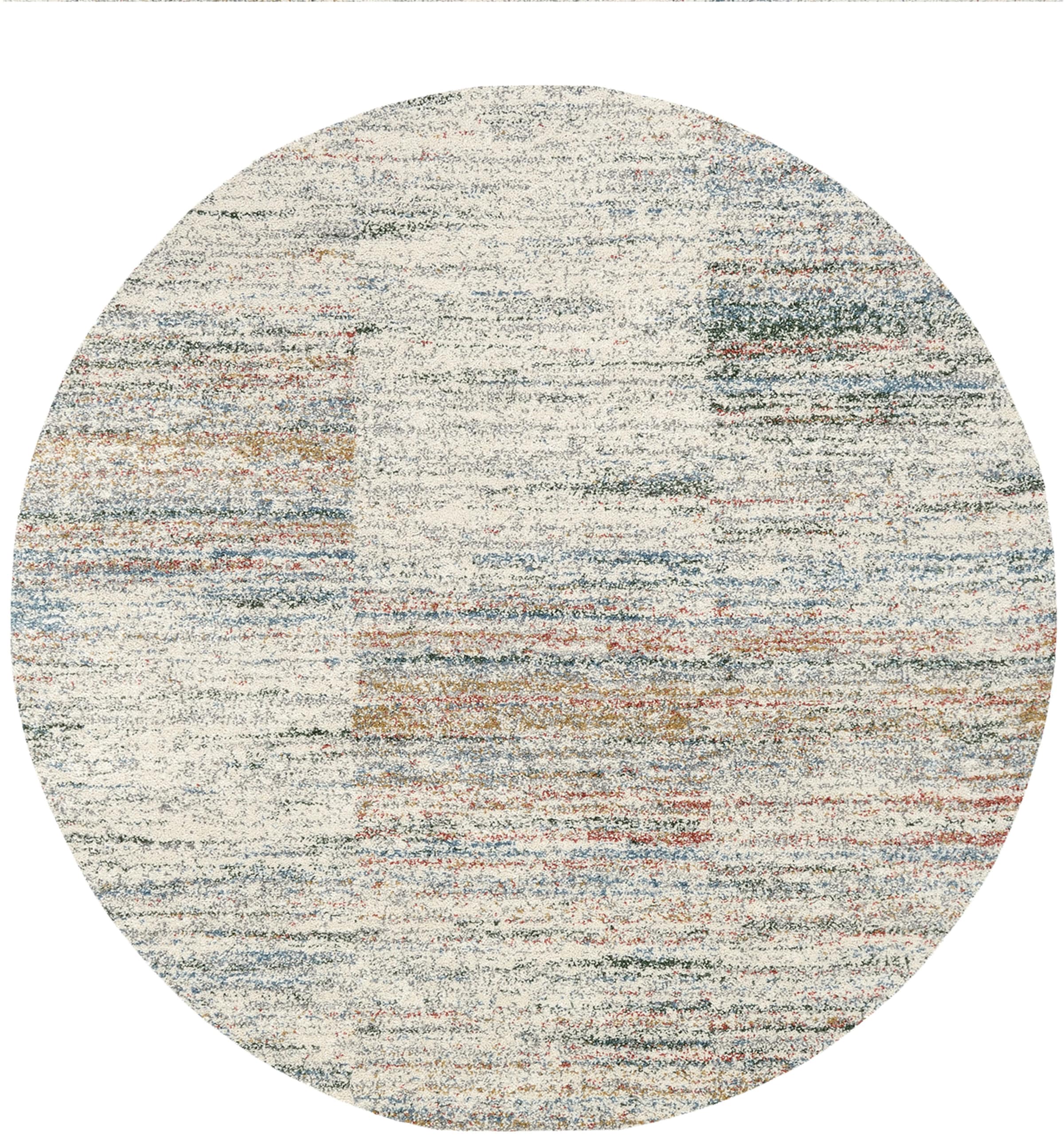 Teppich »NEW VILLA LINES«, rund, moderne melierte Farben, Vintage Look, Wohnzimmer