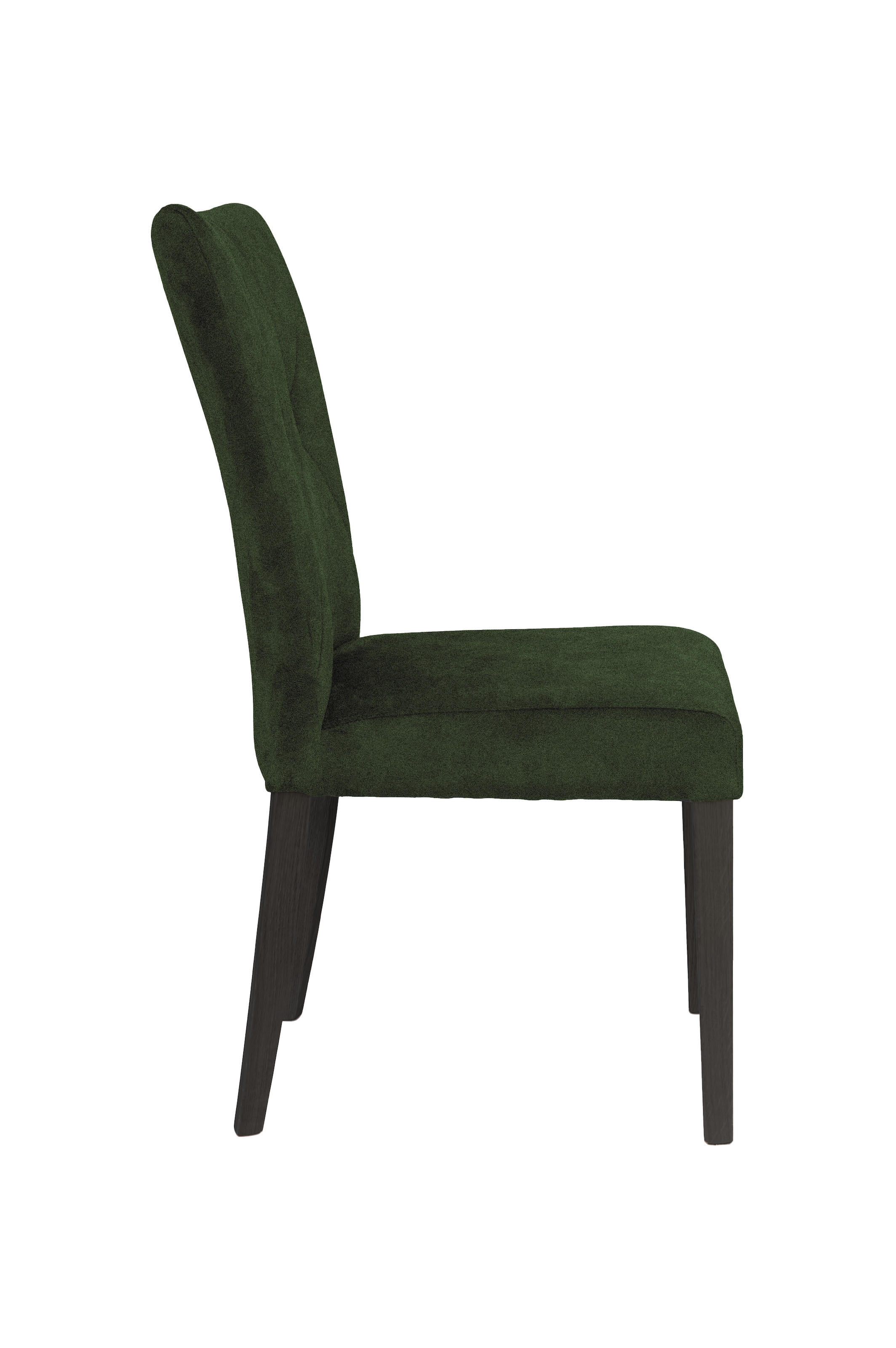 Home affaire 4-Fussstuhl »Diamond«, (Set), 2 St., Samtvelours, Sitz und Ruecken gepolstert