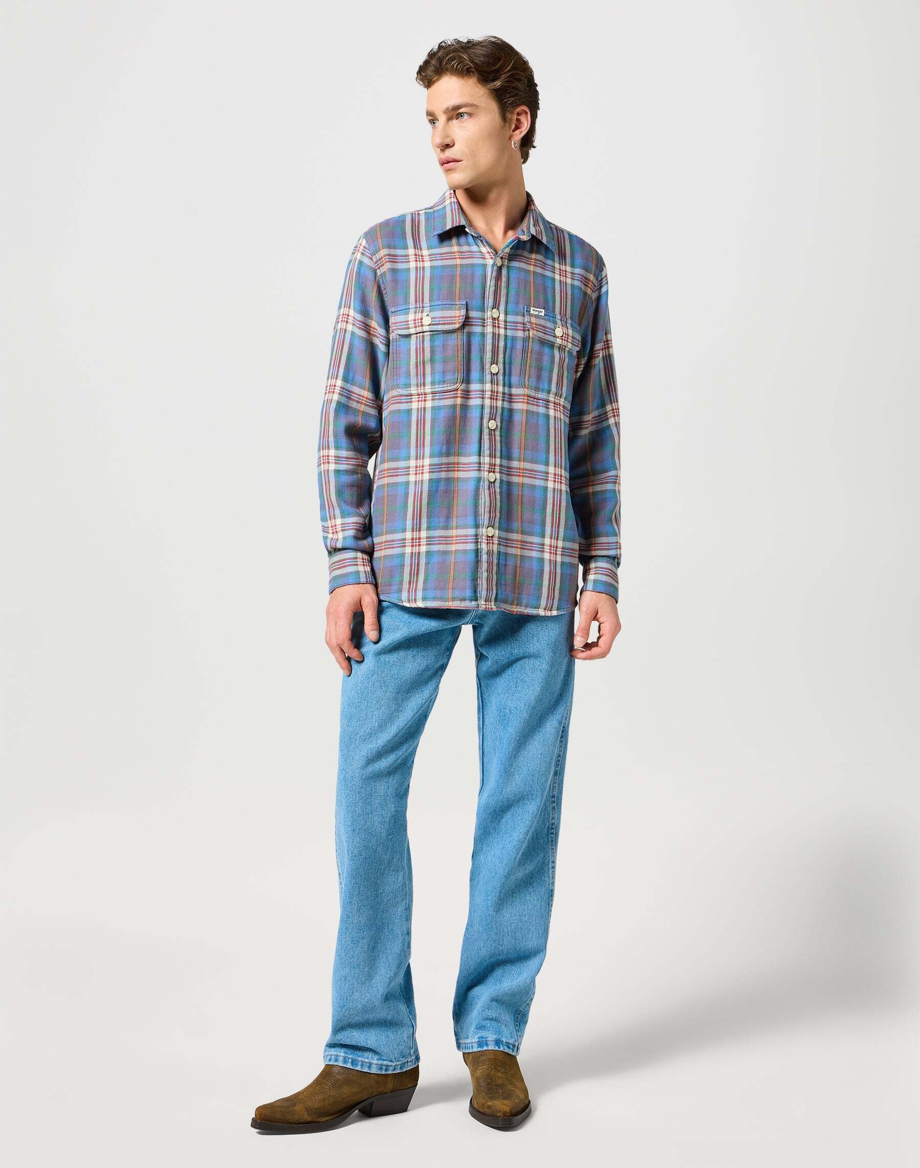 Wrangler Langarmhemd »Wrangler Langarmhemd Two Pocket Shirt«