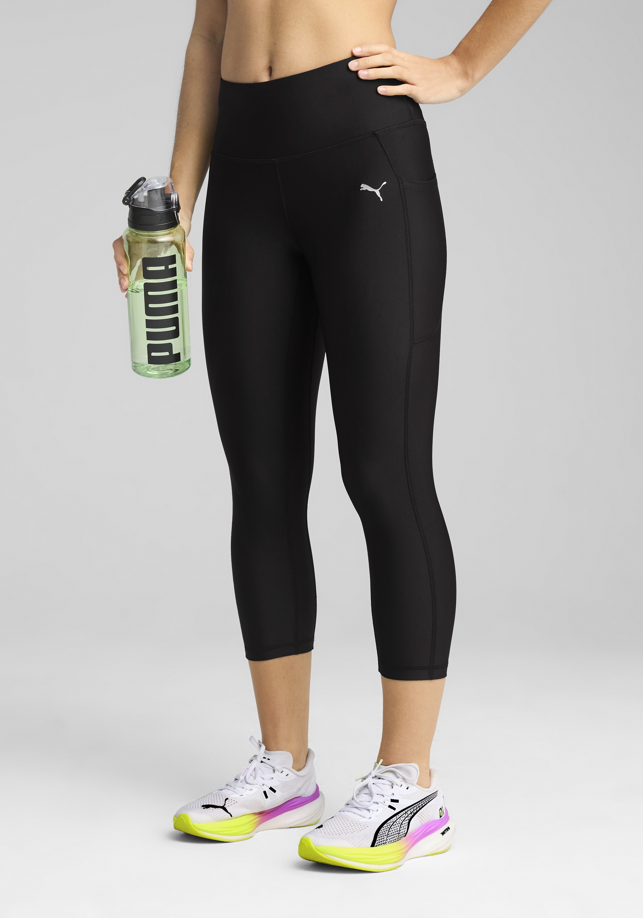 Image of PUMA Lauftights "W RUN VELOCITY 34TH TIGHT" mit DryCELL Technologie, atmungsaktiv, mit hohem Bund