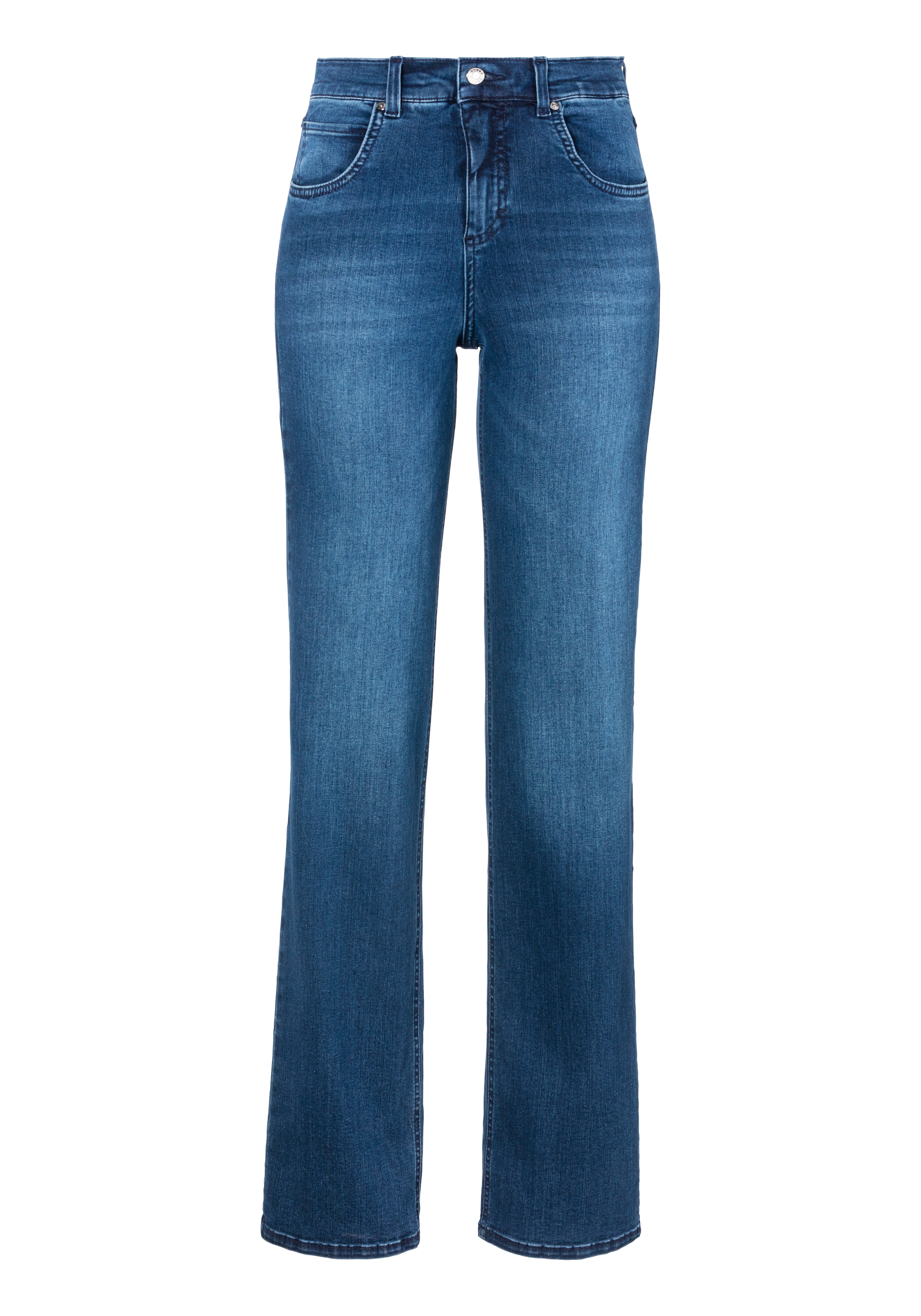 ANGELS Straight-Jeans, mit weitem Bein