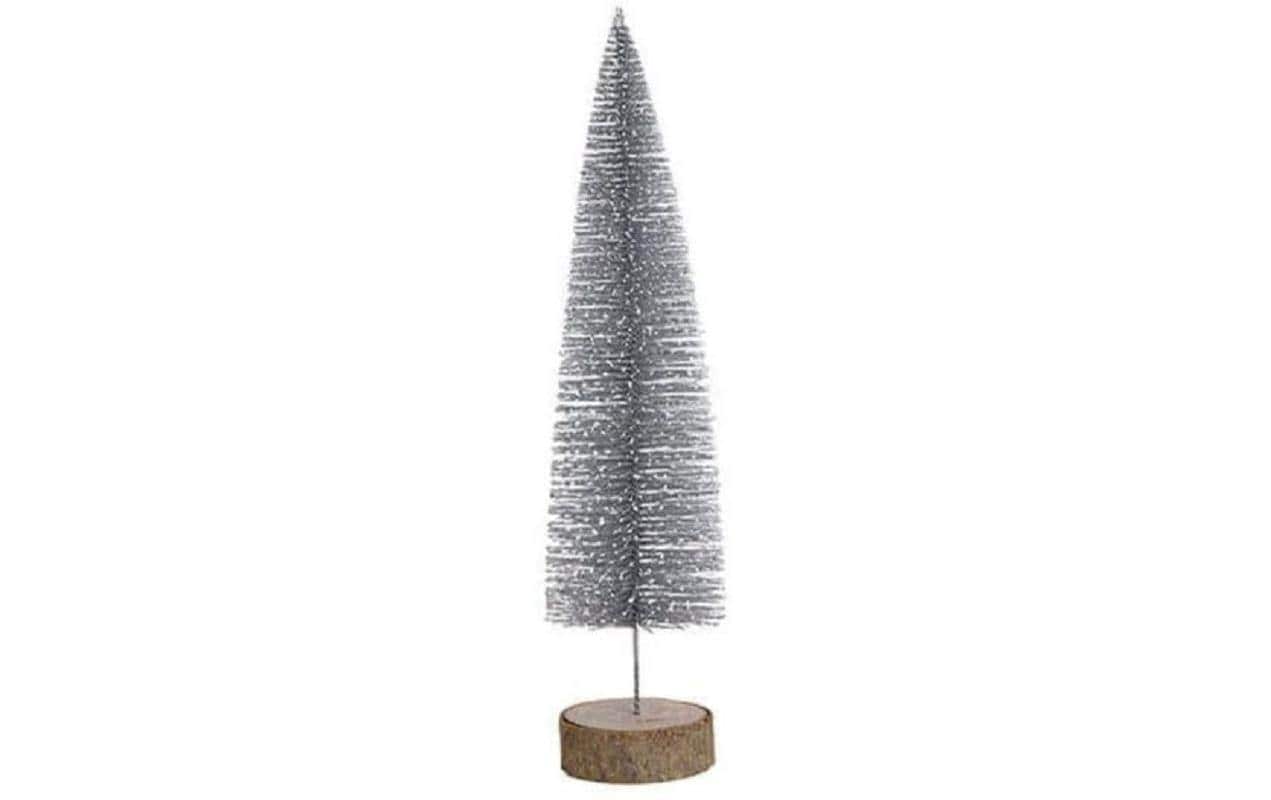 Künstlicher Weihnachtsbaum »G, Wurm Silberfarben, 10 x 34 x 10 cm«