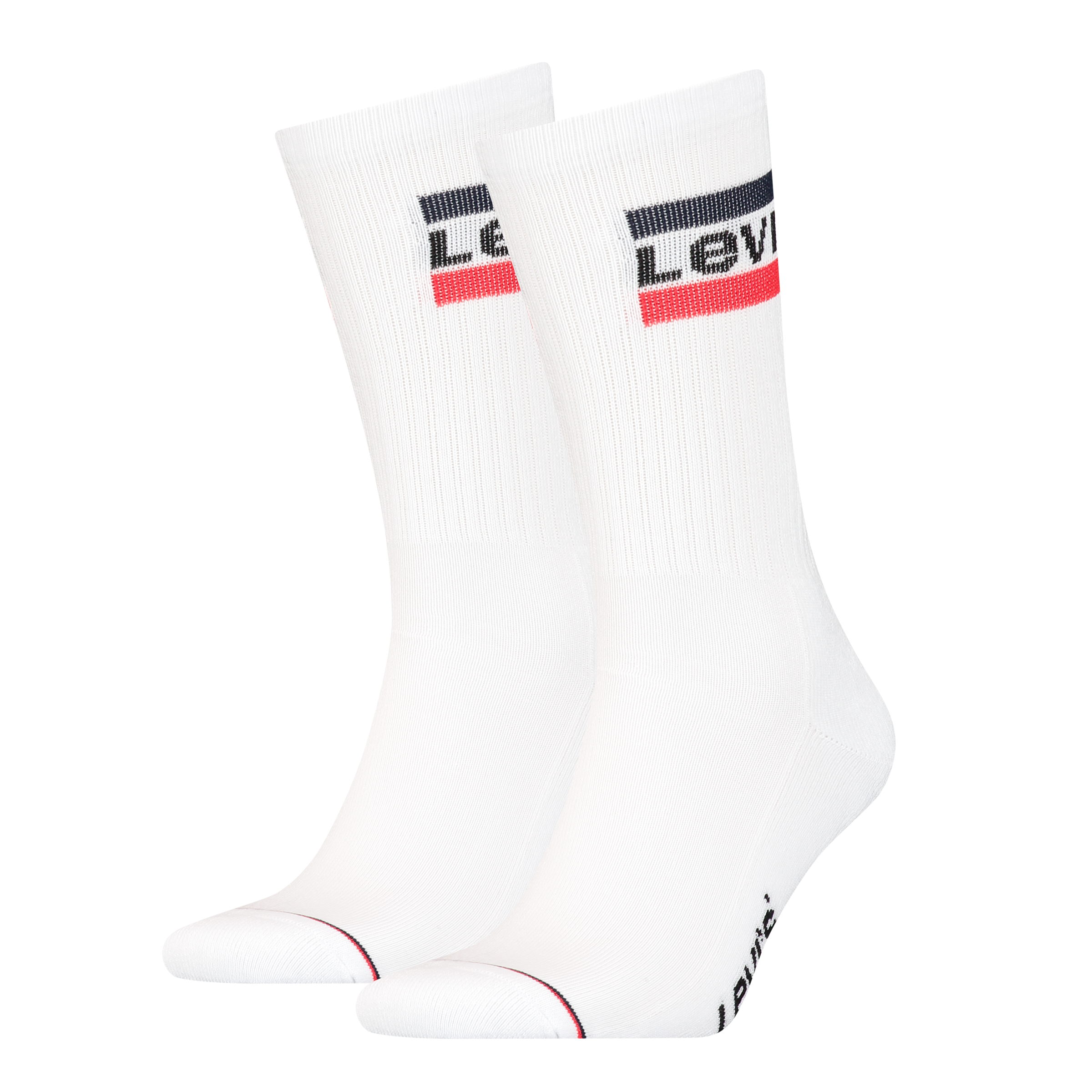 Image of Levis Socken "LEVIS REGULAR CUT SPRTWR LOGO 2P" Packung, 2er Pack, 2 Stk. tlg. mit breitem Logobund