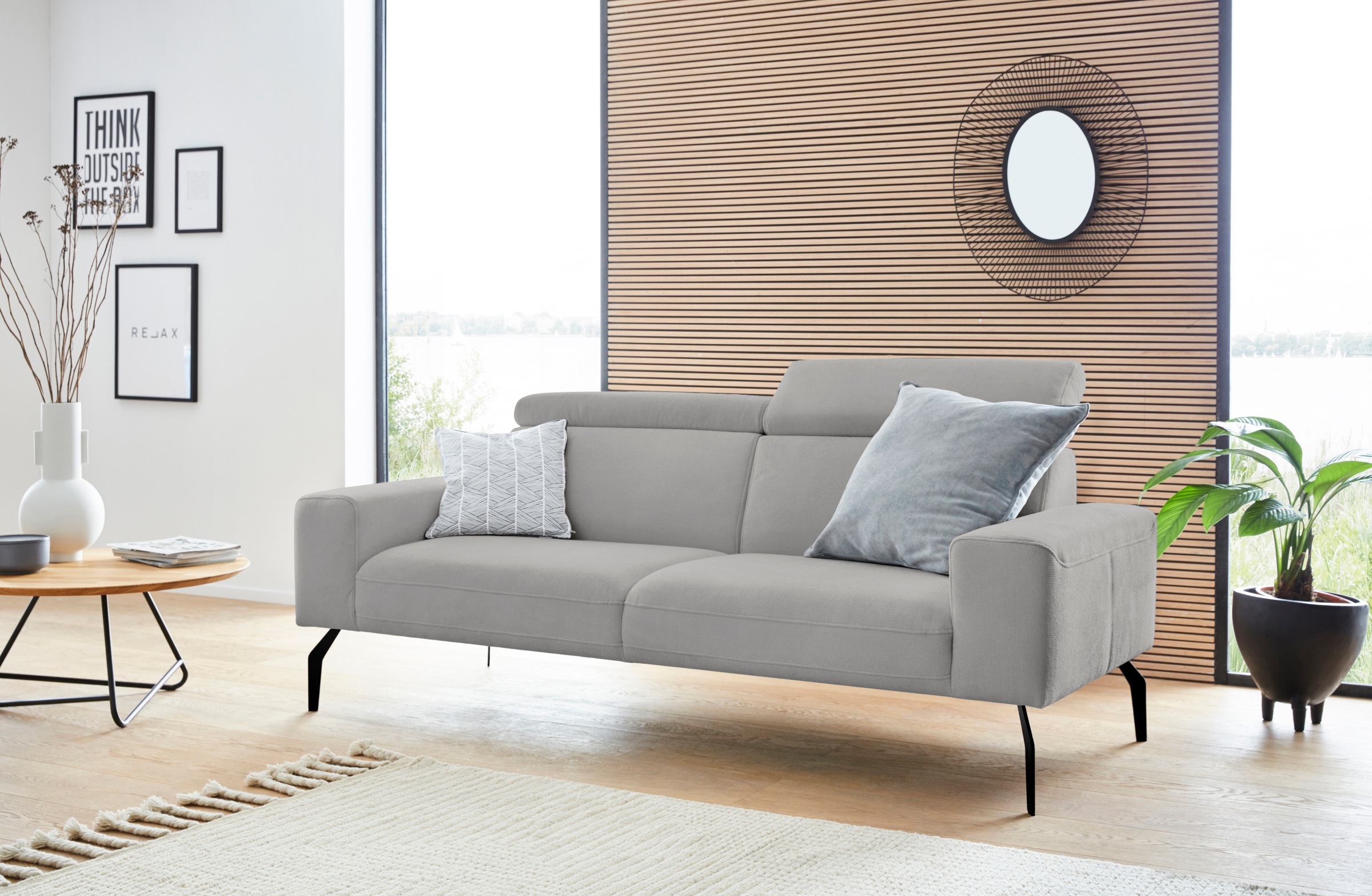 Image of DOMO collection 2-Sitzer »Lucera«, inklusive Kopfteilverstellung, wahlweise mit Rückenverstellung bei Ackermann Versand Schweiz