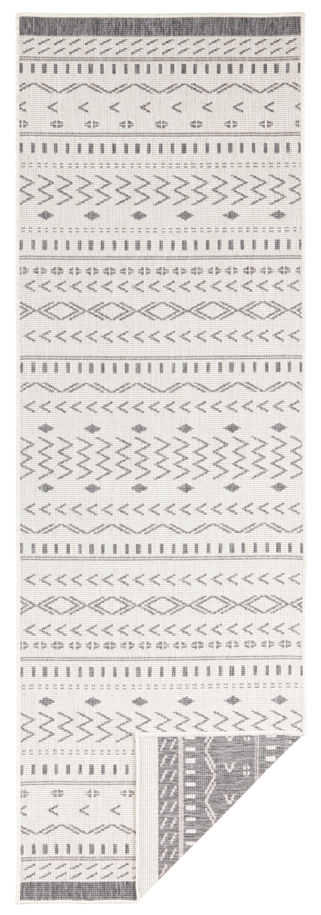 NORTHRUGS Teppich »Kuba Wendeteppich«, rechteckig, 5 mm Höhe, In-& Outdoor, Wetterfest, Balkon, Läufer, Wohnzimmer, Wasserfest