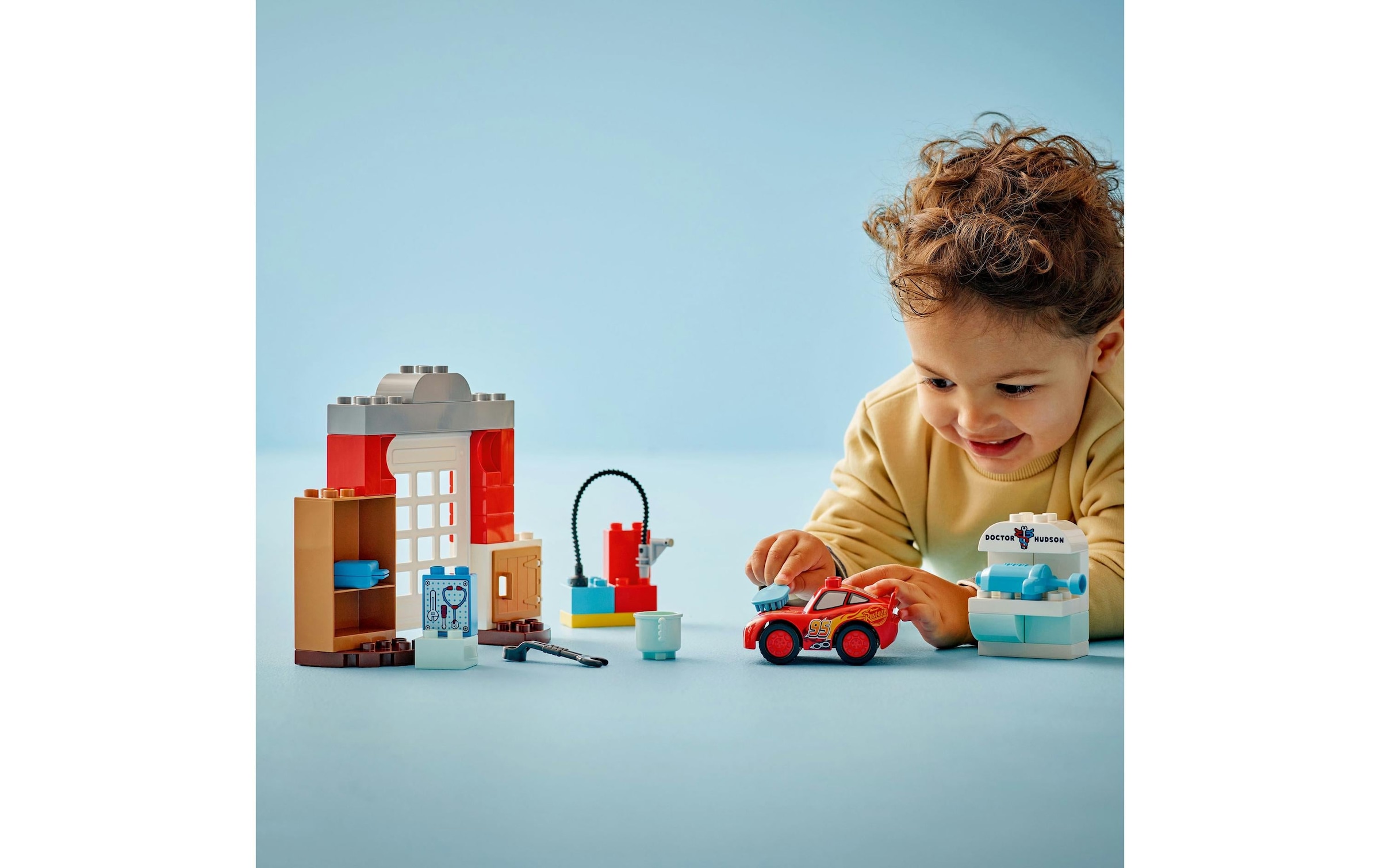 LEGO® Spielbausteine »DUPLO® McQueens Besuch in Docs Werkstatt 10456«, (35 St.)