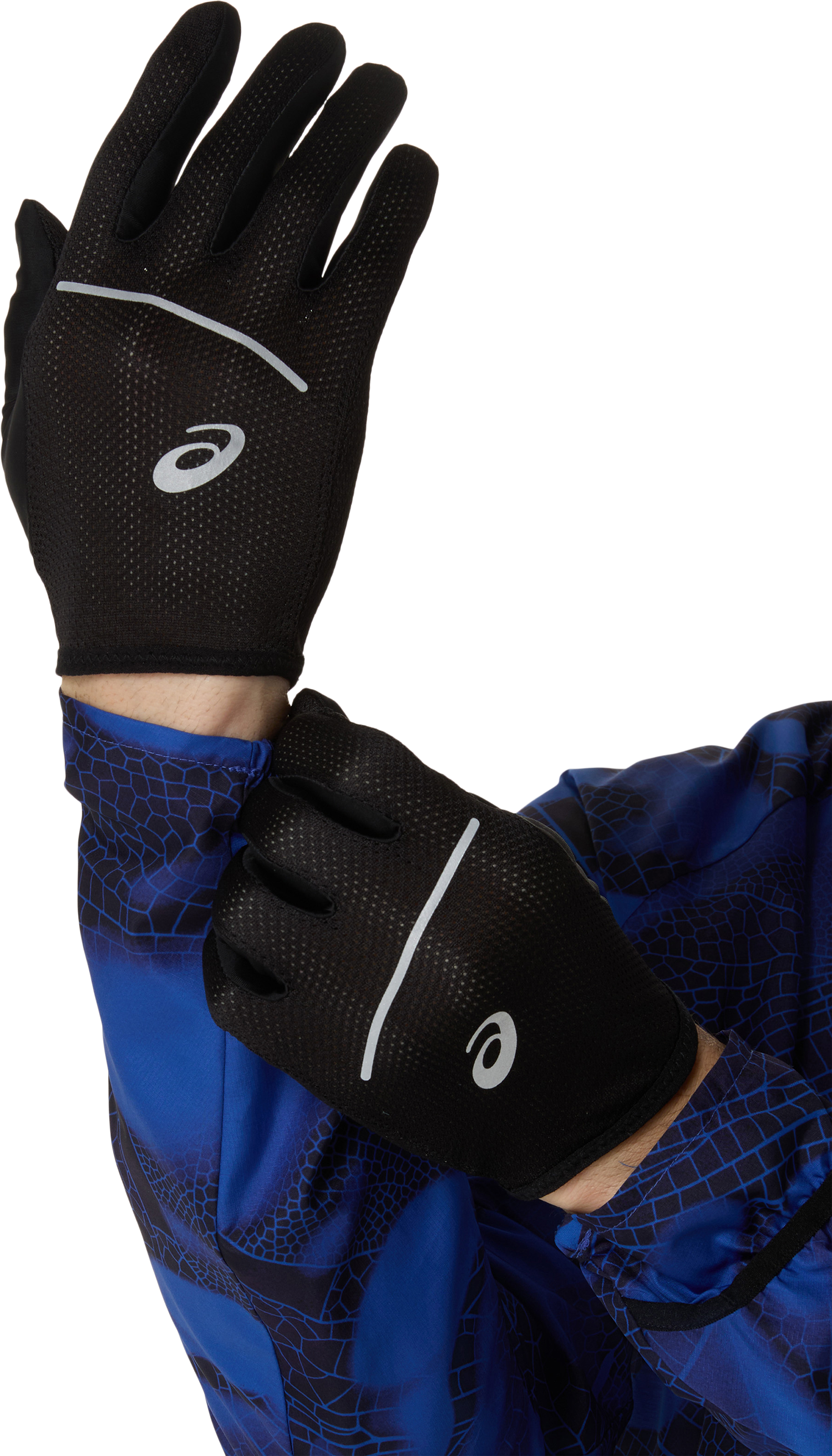 Asics Laufhandschuhe »PERFORMANCE RUN GLOVES« für kühles Wetter, atmungsaktiv, reflektierende Details