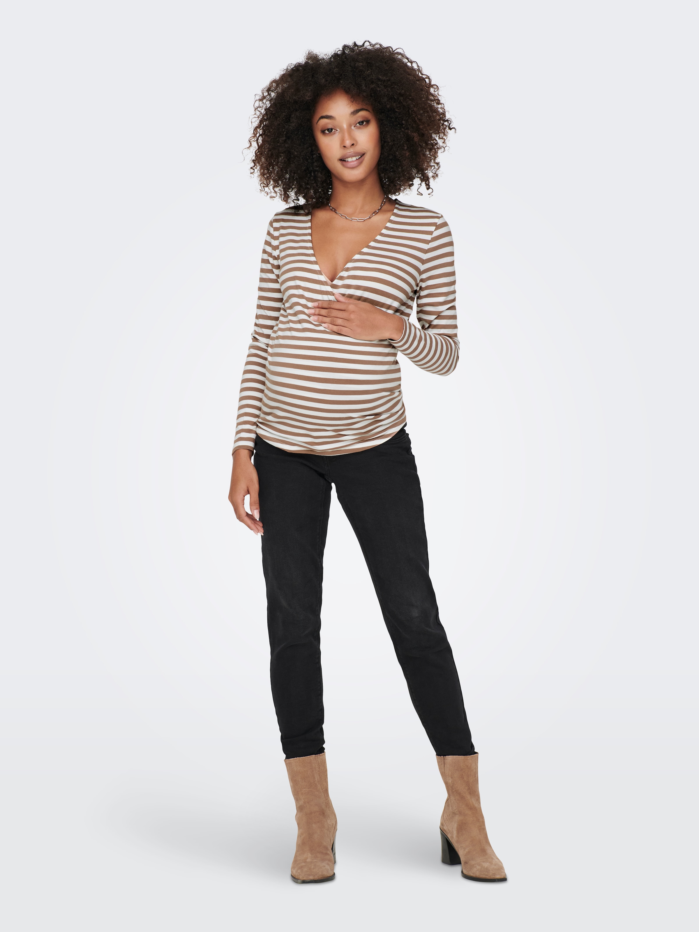 ONLY MATERNITY T-shirt de grossesse »OLMJOY L/S WRAP TOP JRS«