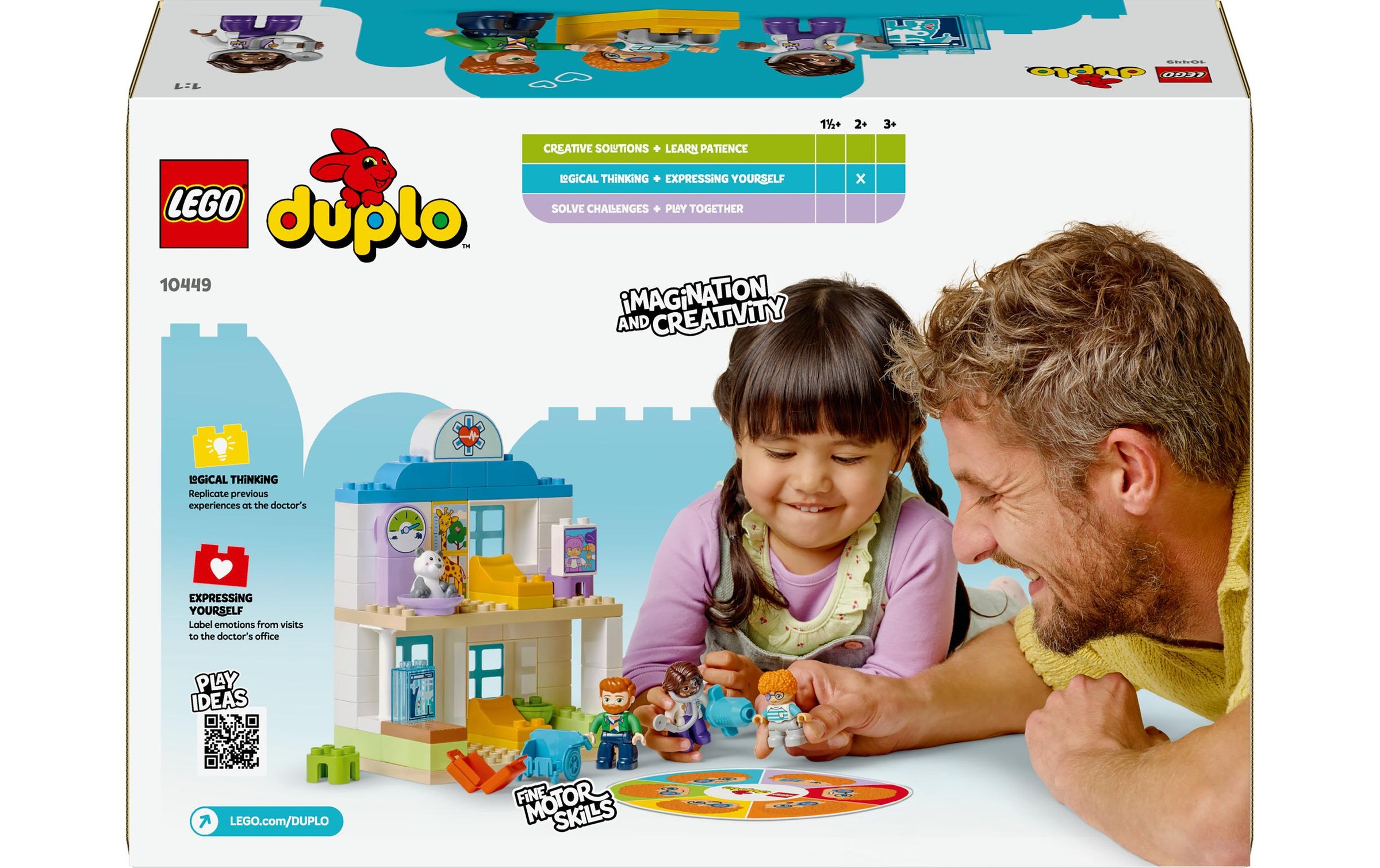 LEGO® Spielbausteine »DUPLO® Erster Arztbesuch 10449«, (65 St.)