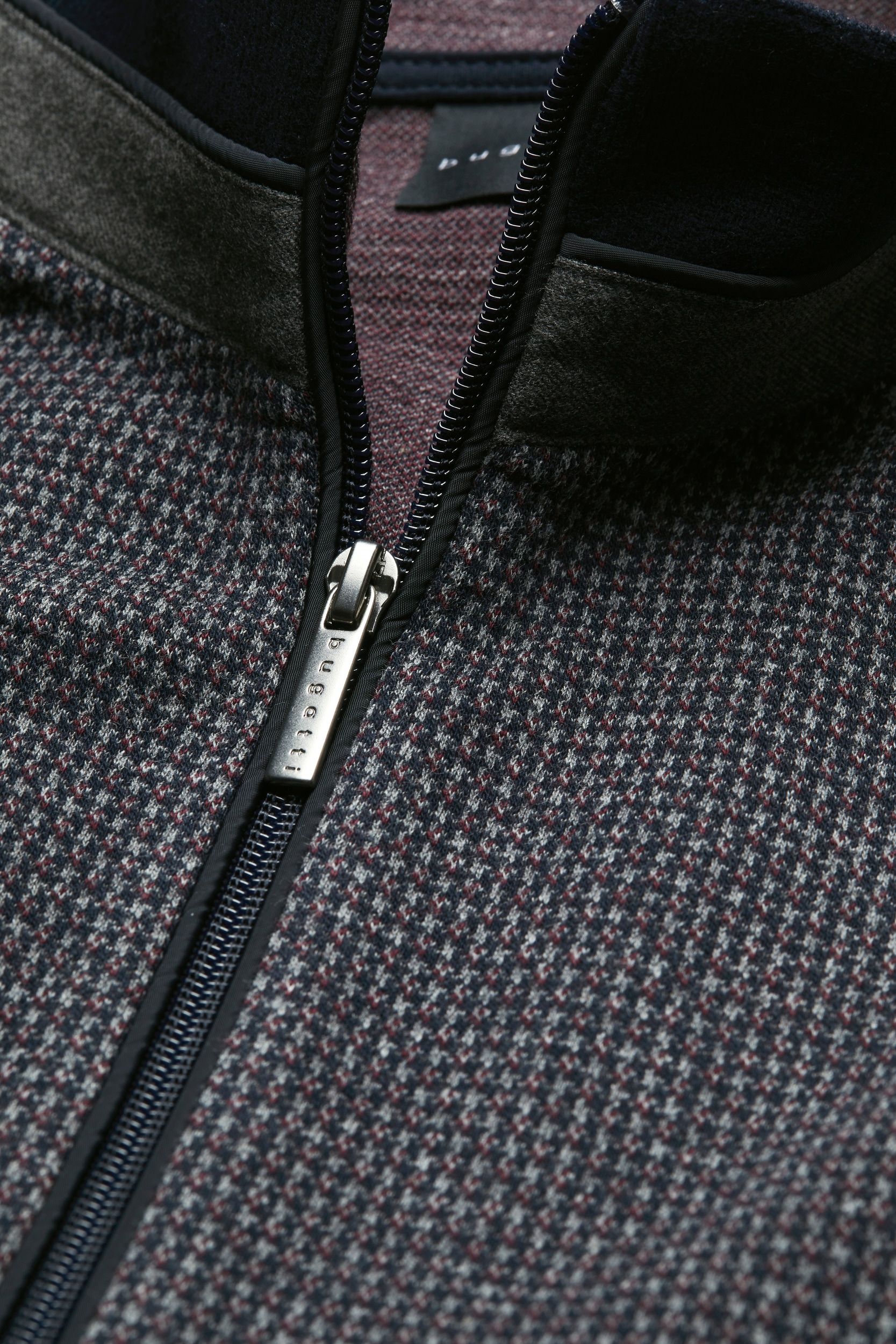 bugatti Sweatjacke, mit Stehkragen