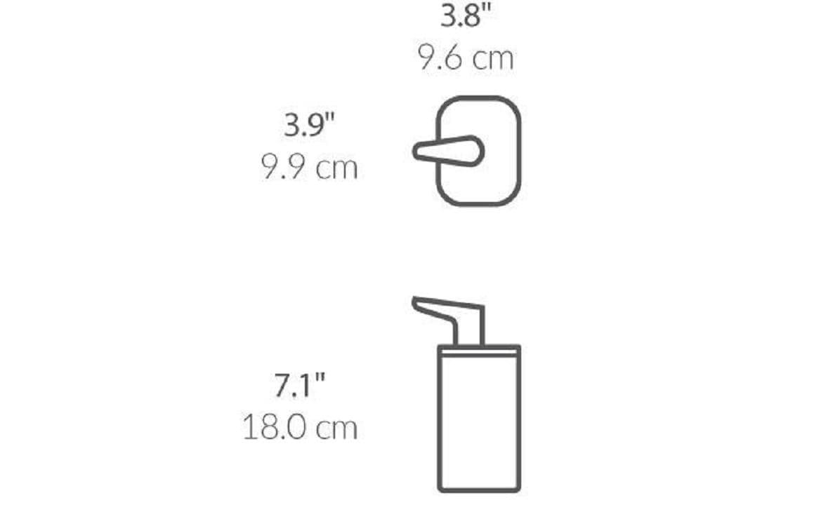 simplehuman Seifenspender »Simplehuman Silberfarben, 473 ml«