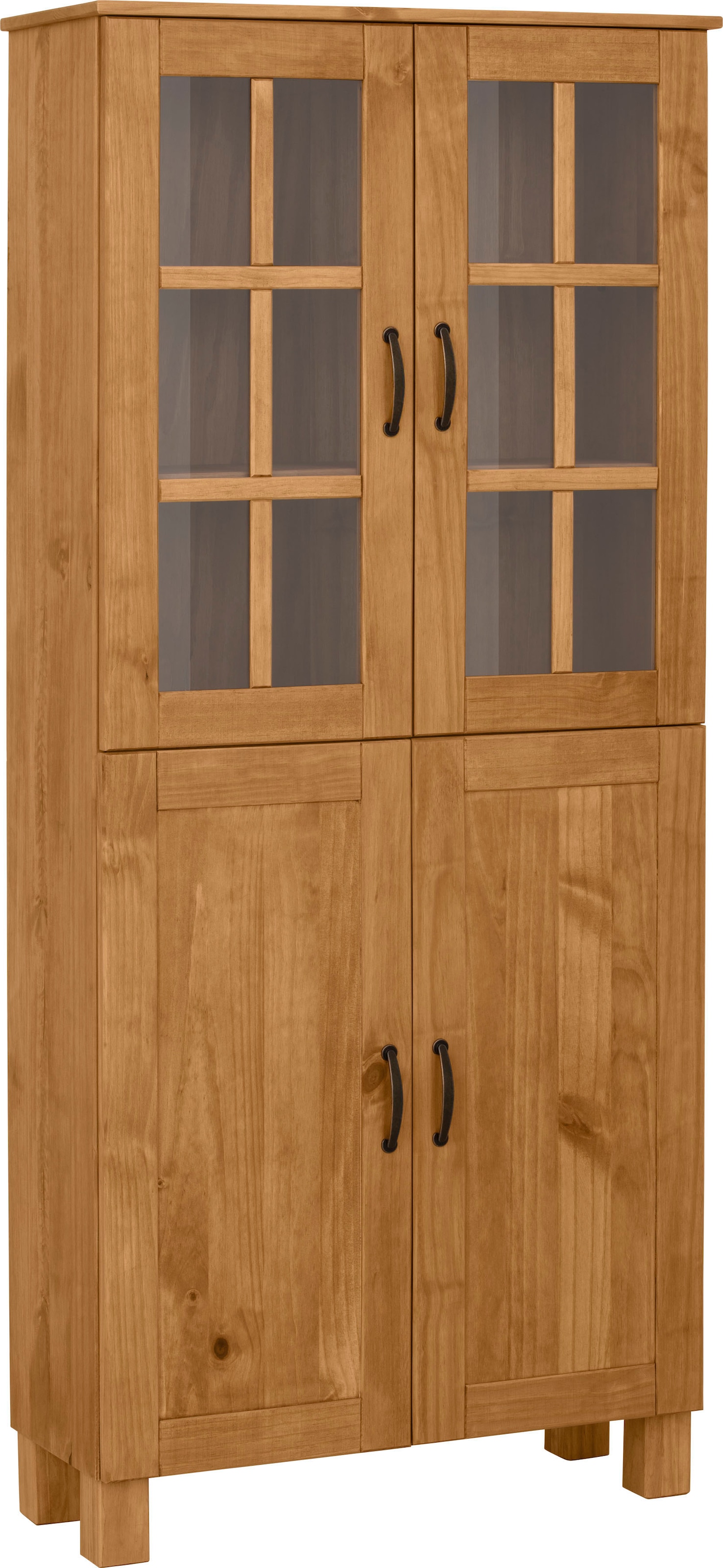 Home affaire Hochschrank »Rodby«, FSC®-zertifiziertes Massivholz, Breite 75cm, Höhe 170cm