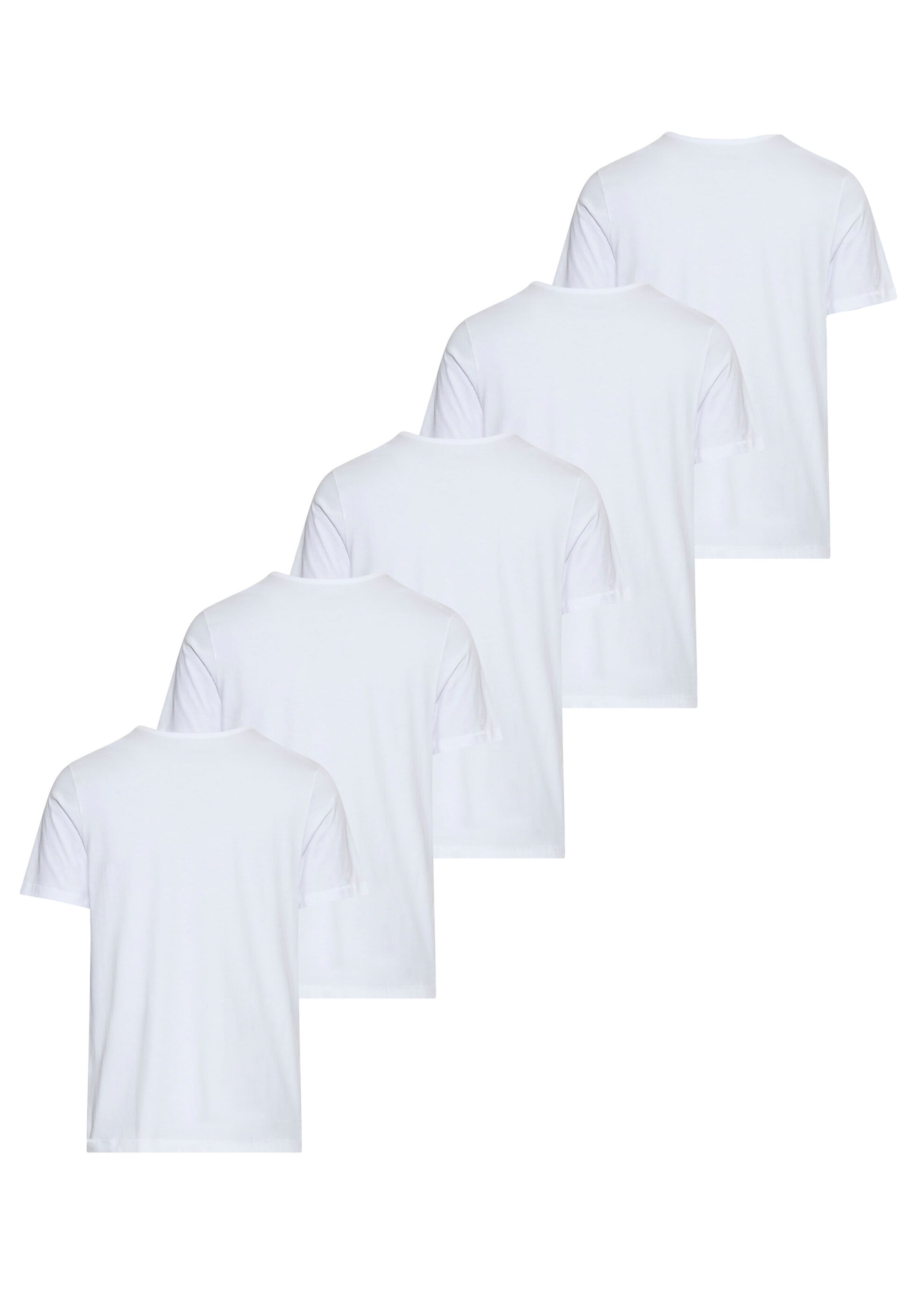 BOSS T-Shirt »5P Authentic«, (5 tlg.), Basic, zum drunterziehen