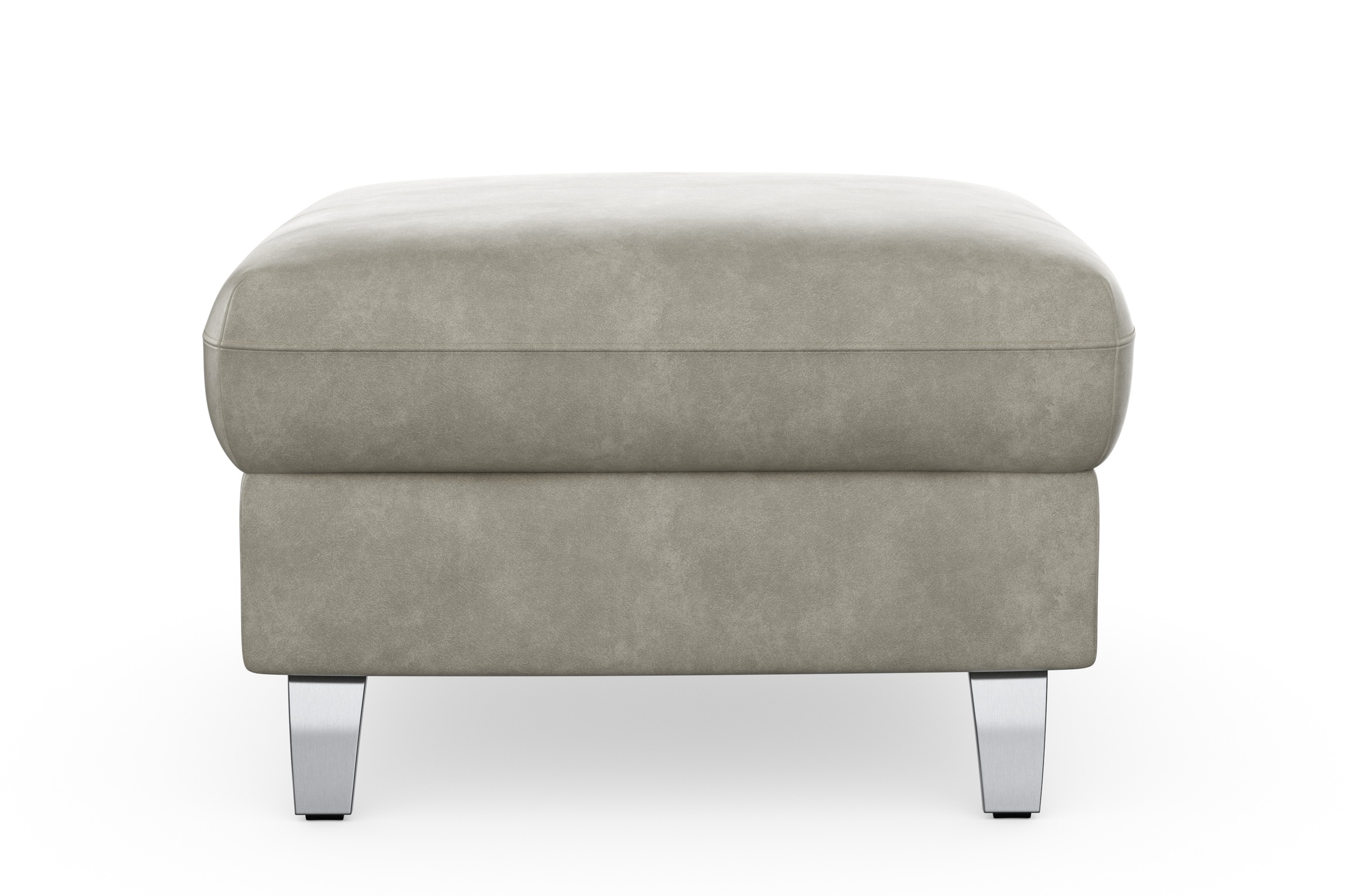 sit&more Stauraumhocker »Grenoble«, mit Stauraum und satinierten Füssen