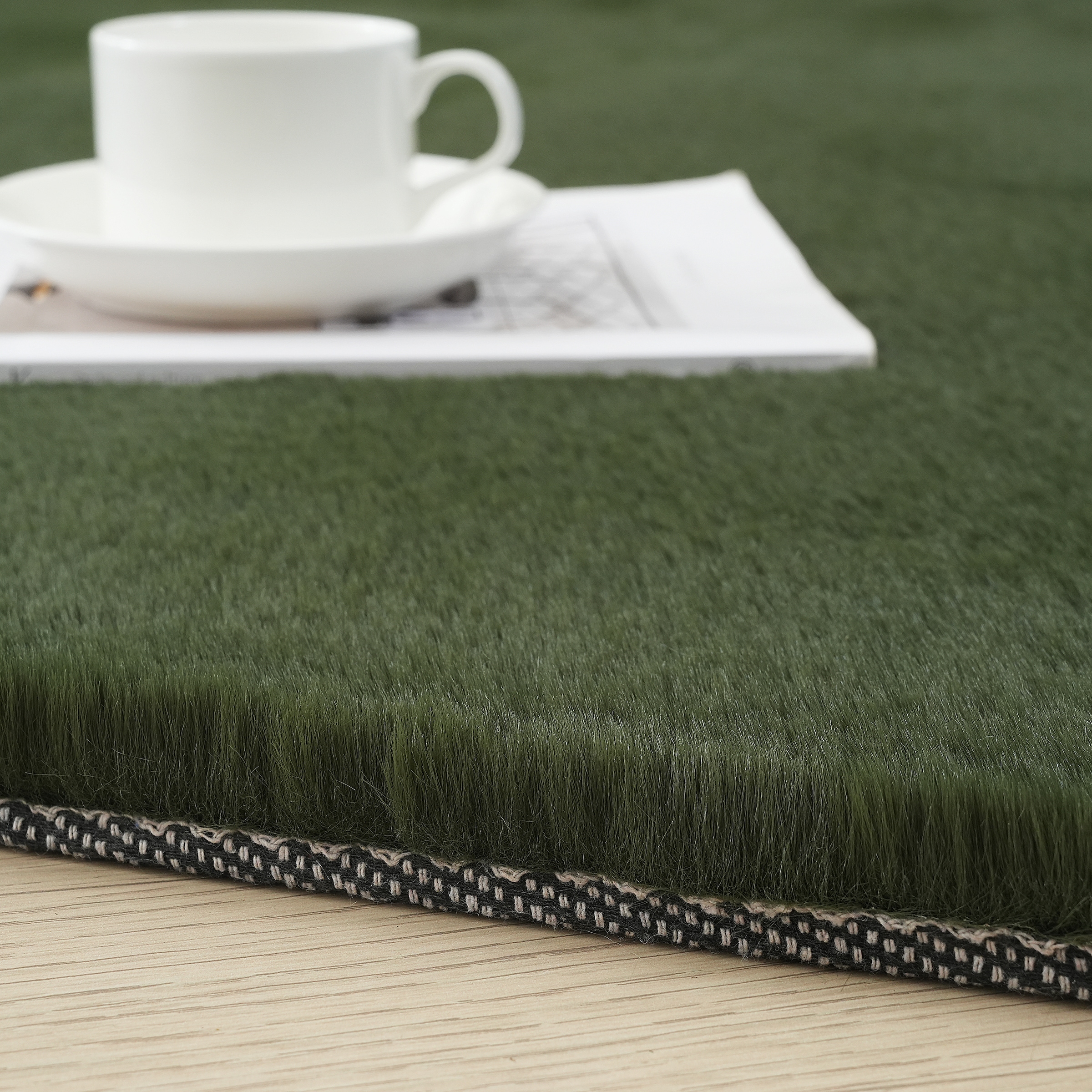 Bruno Banani Tapis en fourrure »Rabbit 2, Kunstfell Teppich, Modern« Rectangulaire 25 mm Höhe Kaninchenfell-Haptik, sehr weich, Wohnzimmer, Schlafzimmer, Esszimmer