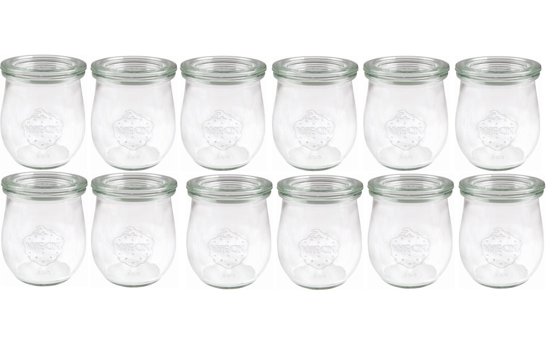 Image of WECK Einmachglas "220 ml 12 Stück" 12 Stk. tlg.