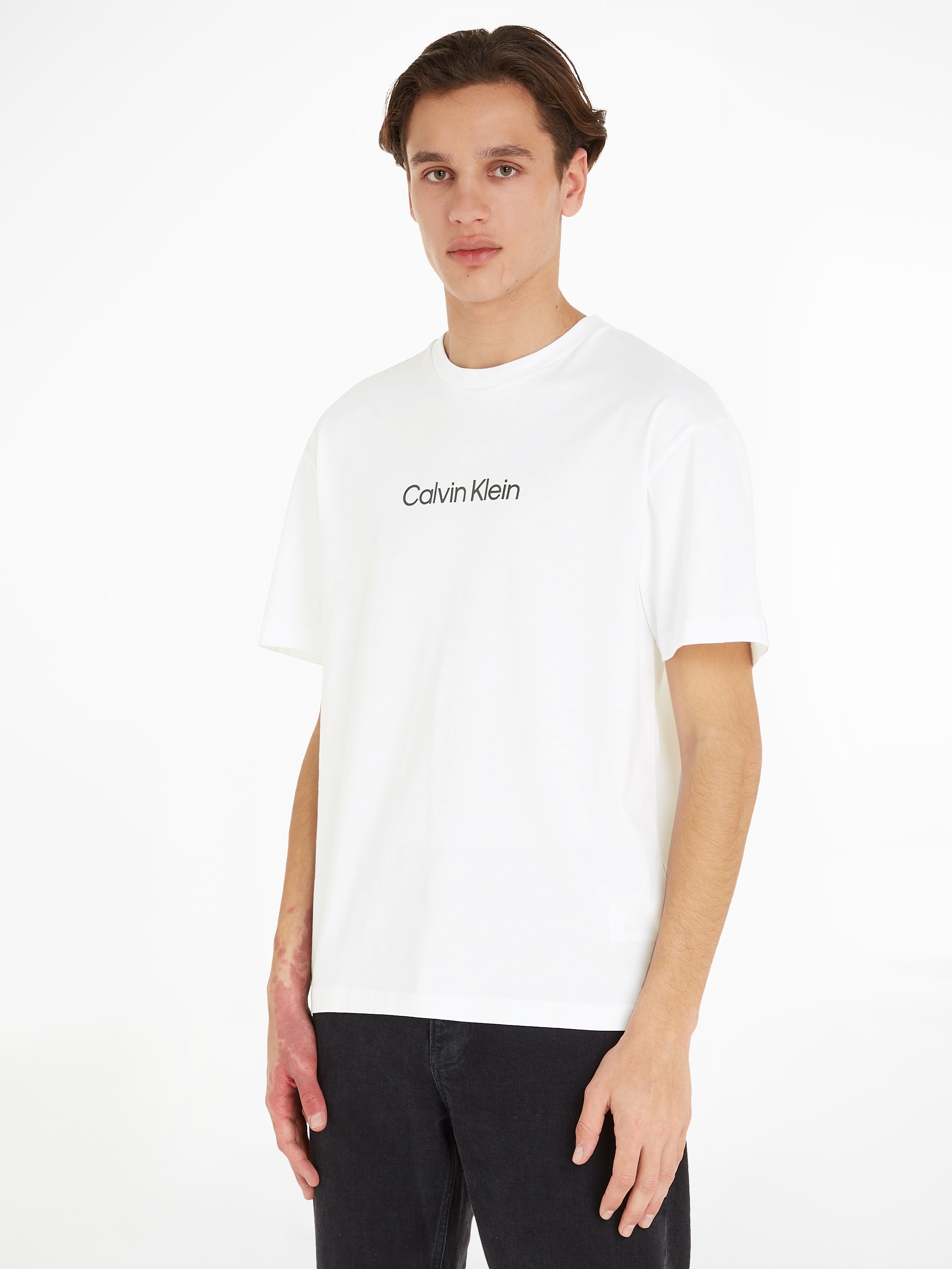 Image of Calvin Klein Jeans T-Shirt "HERO LOGO COMFORT T-SHIRT" mit aufgedrucktem Markenlabel