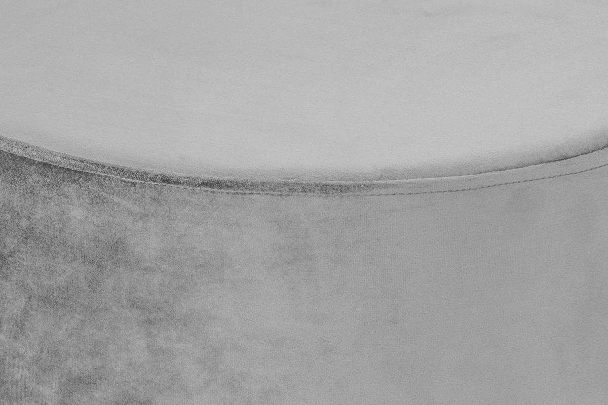 Kayoom Tabouret »Nano 110, Hocker in stilvollem Design, runde Form, mit Fuss aus Metall« 1 cuis tlg. Golz Akzente, mit pflegeleichtem Stoffbezug, runde Form