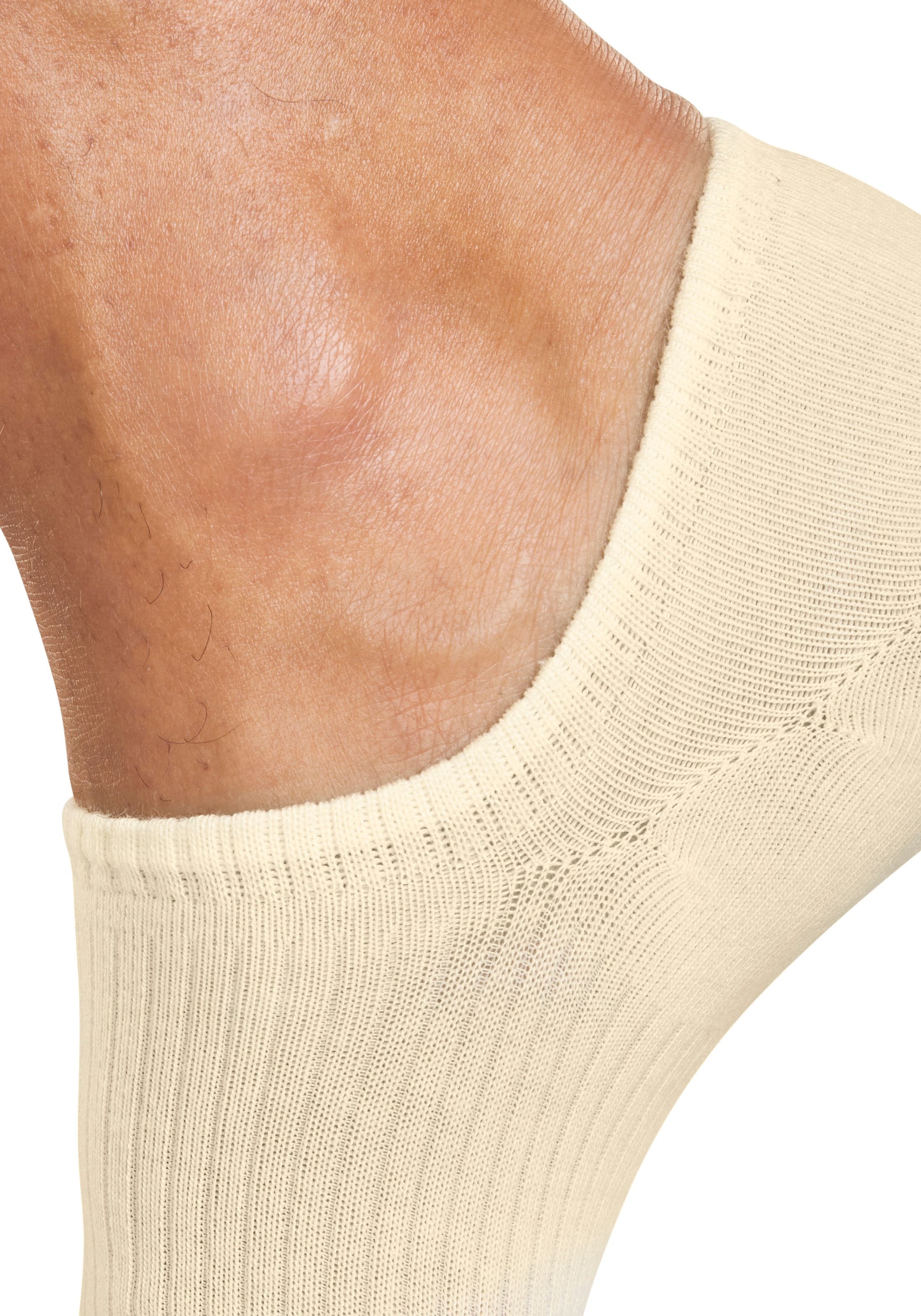 H.I.S Chaussettes de baskets Paquet, 7 Couple tlg. invisible und gerippt