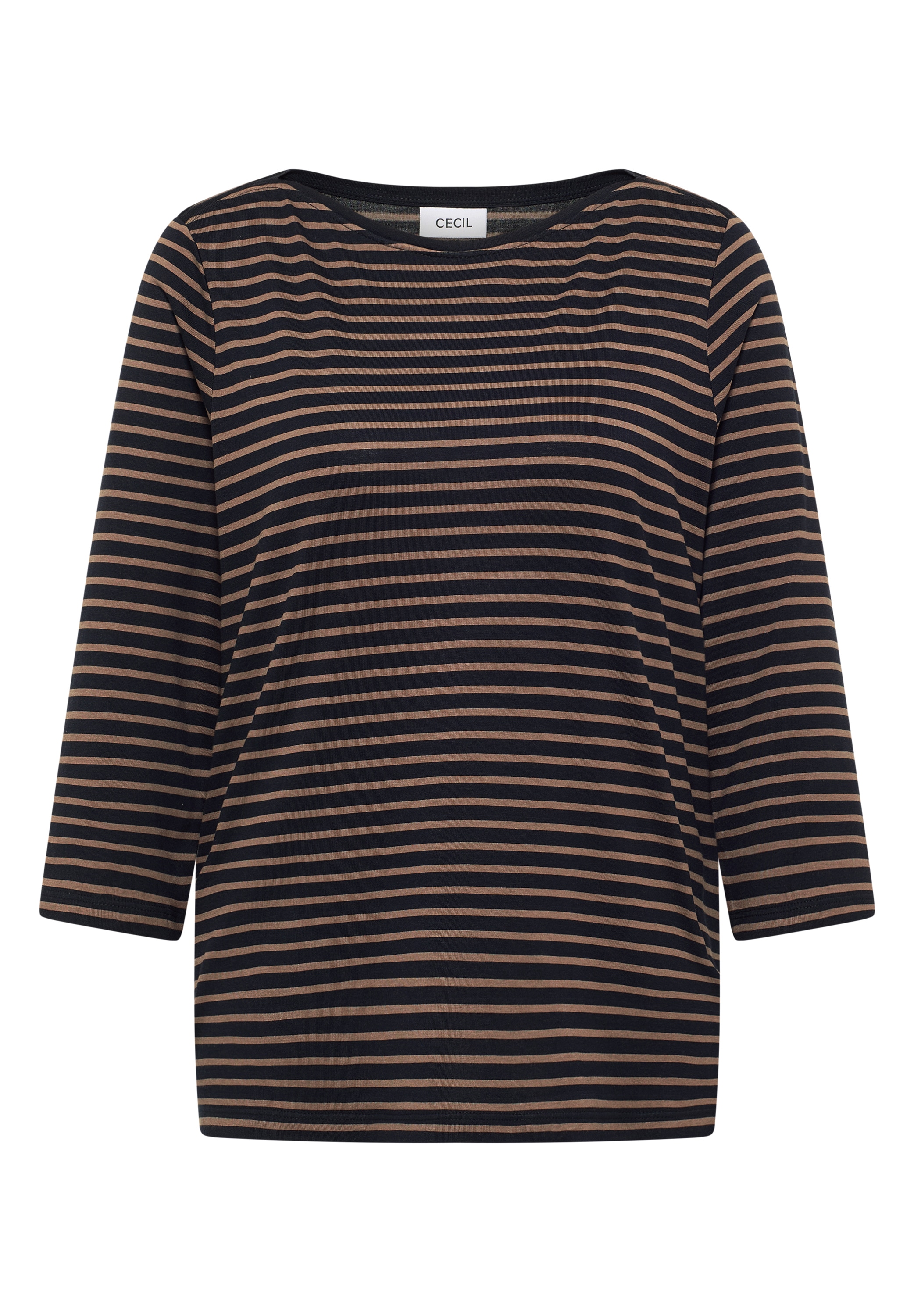 Cecil 3/4-Arm-Shirt, mit Streifen Muster