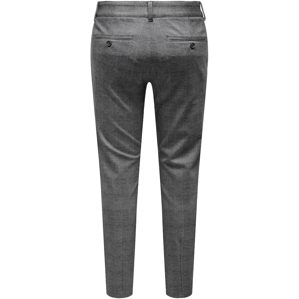 ONLY & SONS Chinohose »MARK CHECK PANTS«