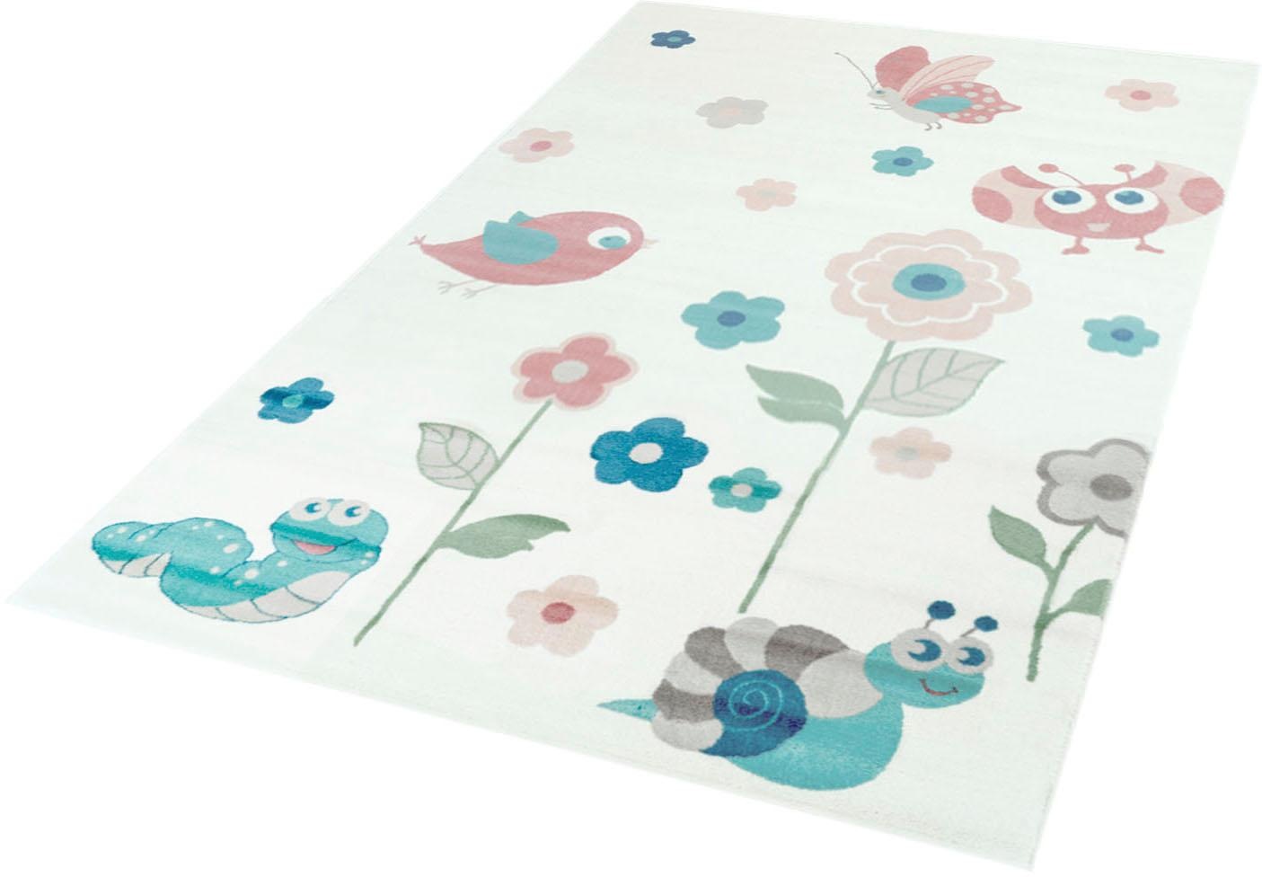 Image of Carpet City Kinderteppich »Inspiration 5785«, rechteckig, 11 mm Höhe, Pastell Farben, Kinderzimmer bei Ackermann Versand Schweiz