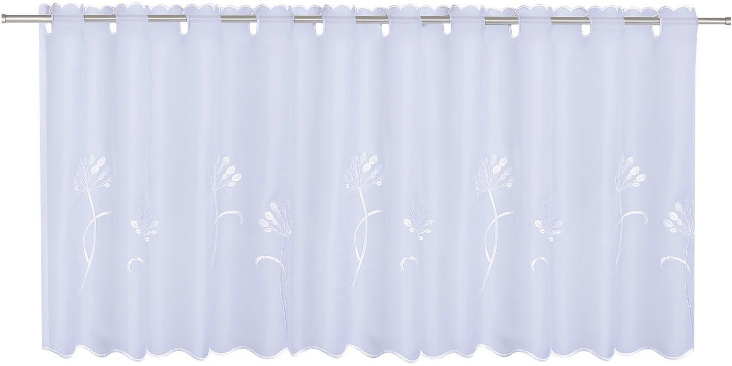 Image of Gerster Scheibengardine »Sarina«, (1 St.), HxB: 50x150, mit gestickten Blumendesign bei Ackermann Versand Schweiz