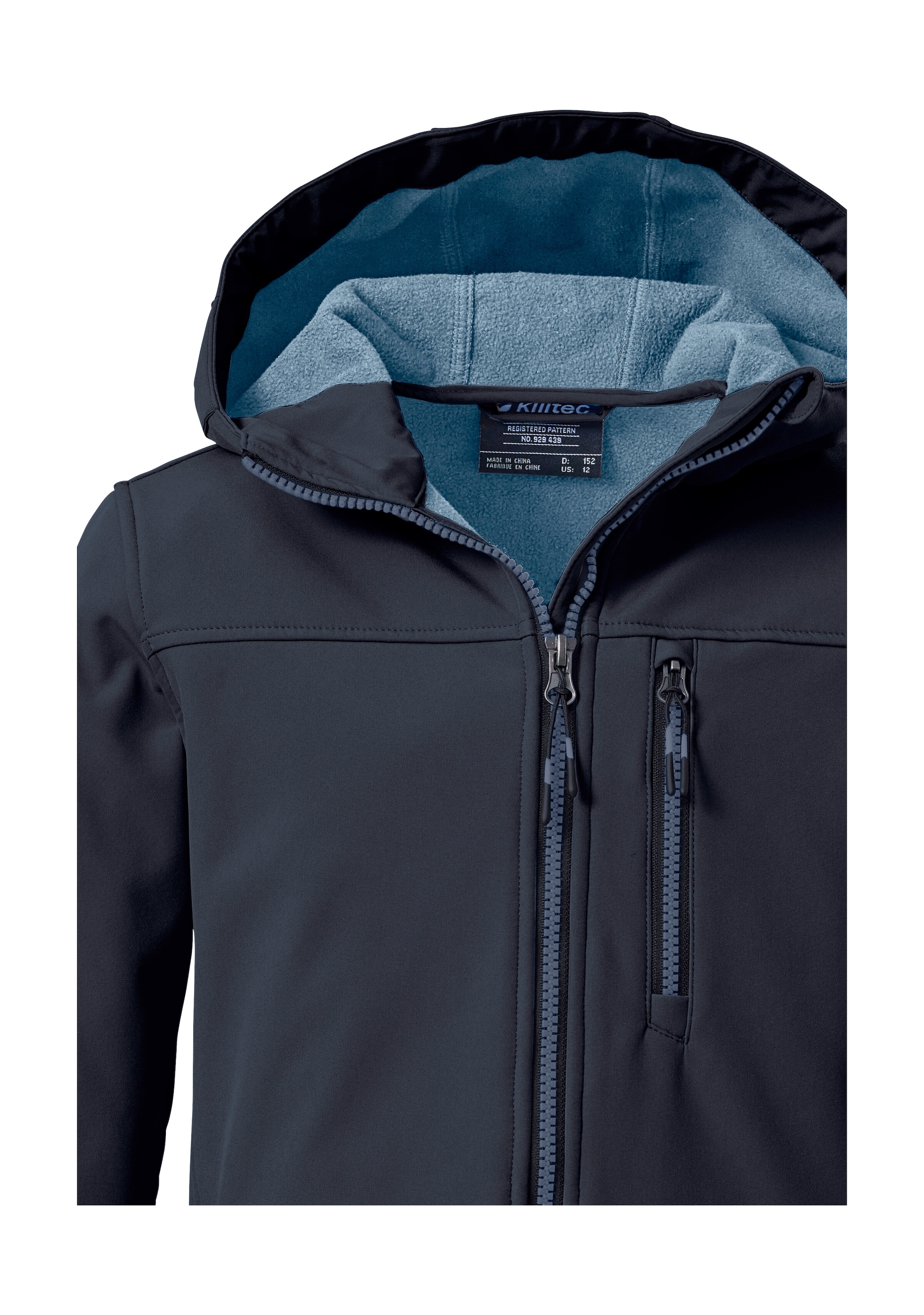 Killtec Veste softshell »Jungen Softshelljacke« Wasserabweisende Softshelljacke mit Fleece und verstellbaren Details