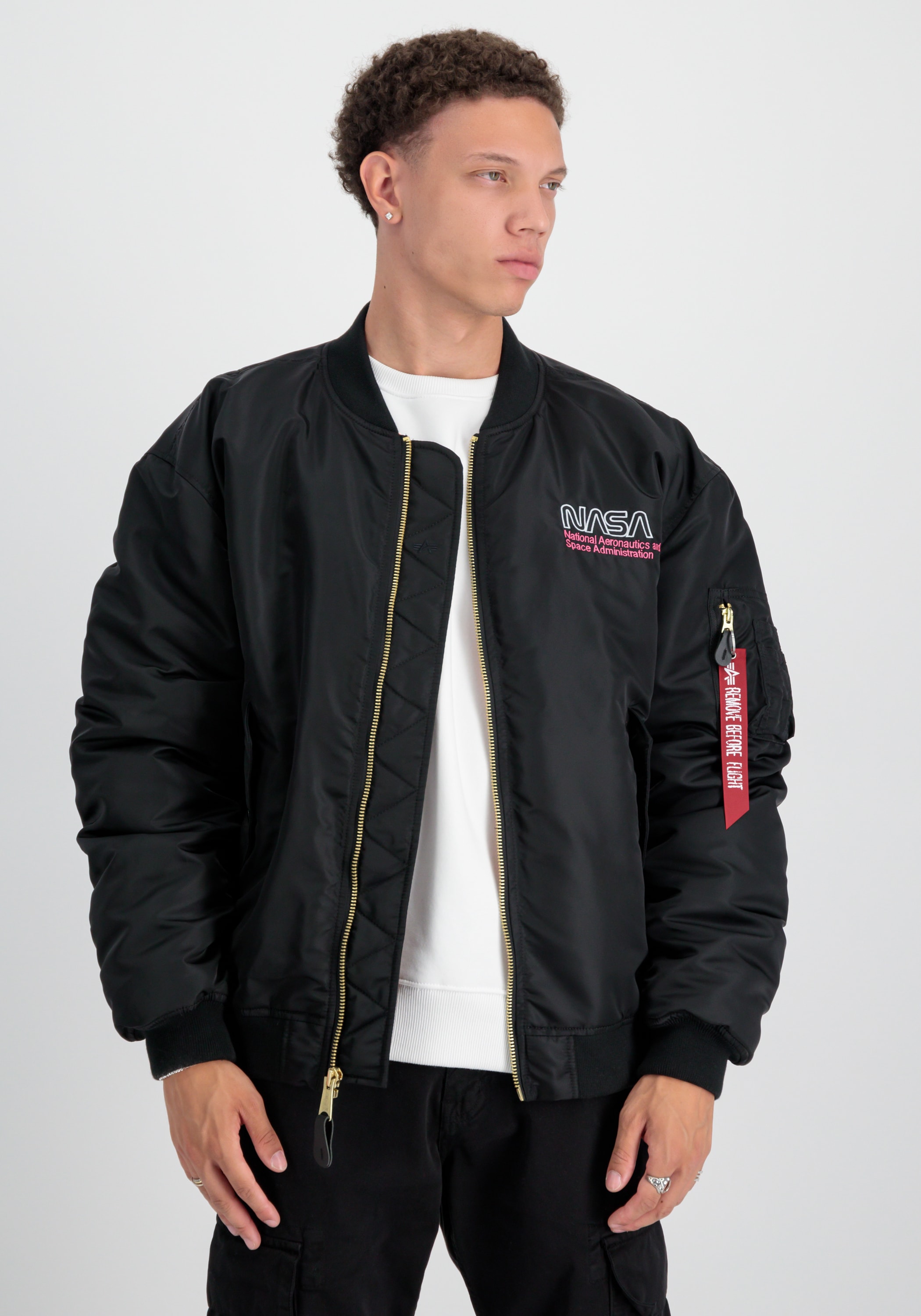 Alpha Industries Bomberjacke »Alpha Industries Men - Bomber Jackets MA-1 NASA Skylab«