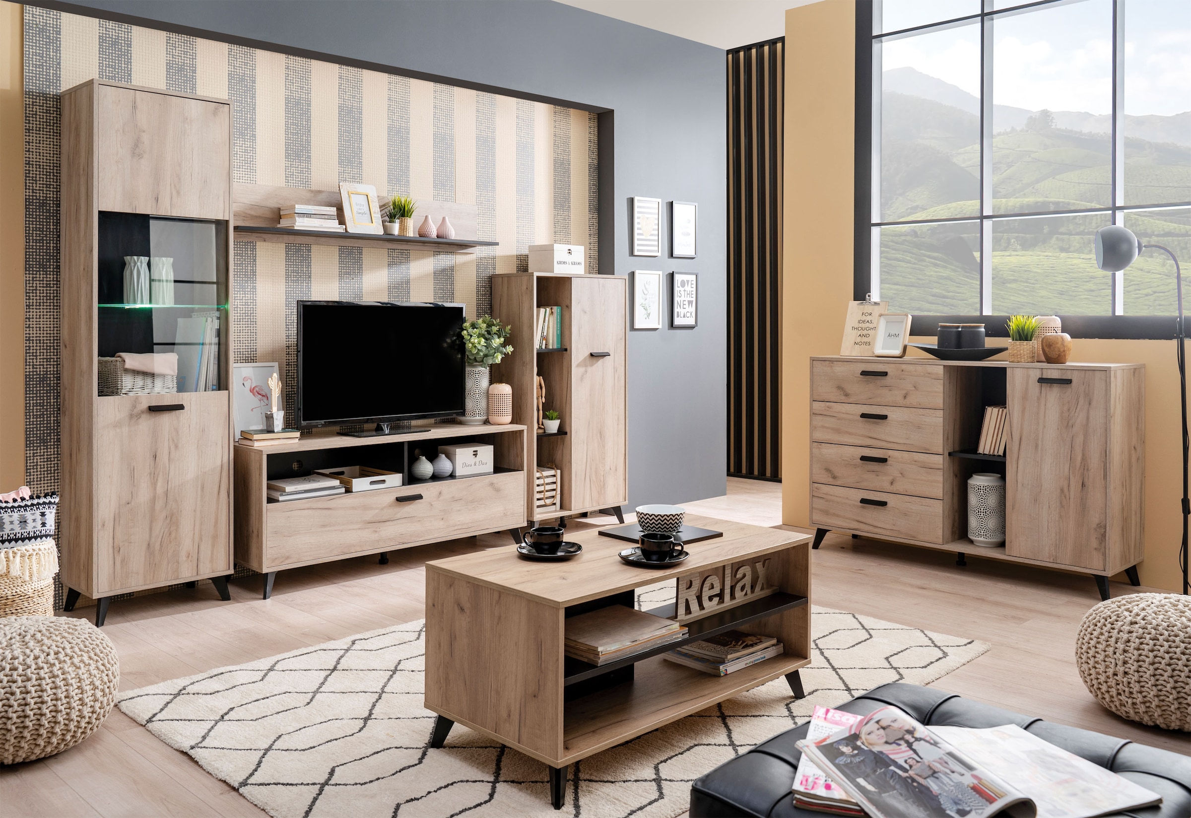 Image of INOSIGN Highboard "Umbria" Stauraumschrank, Breite 67,5 cm