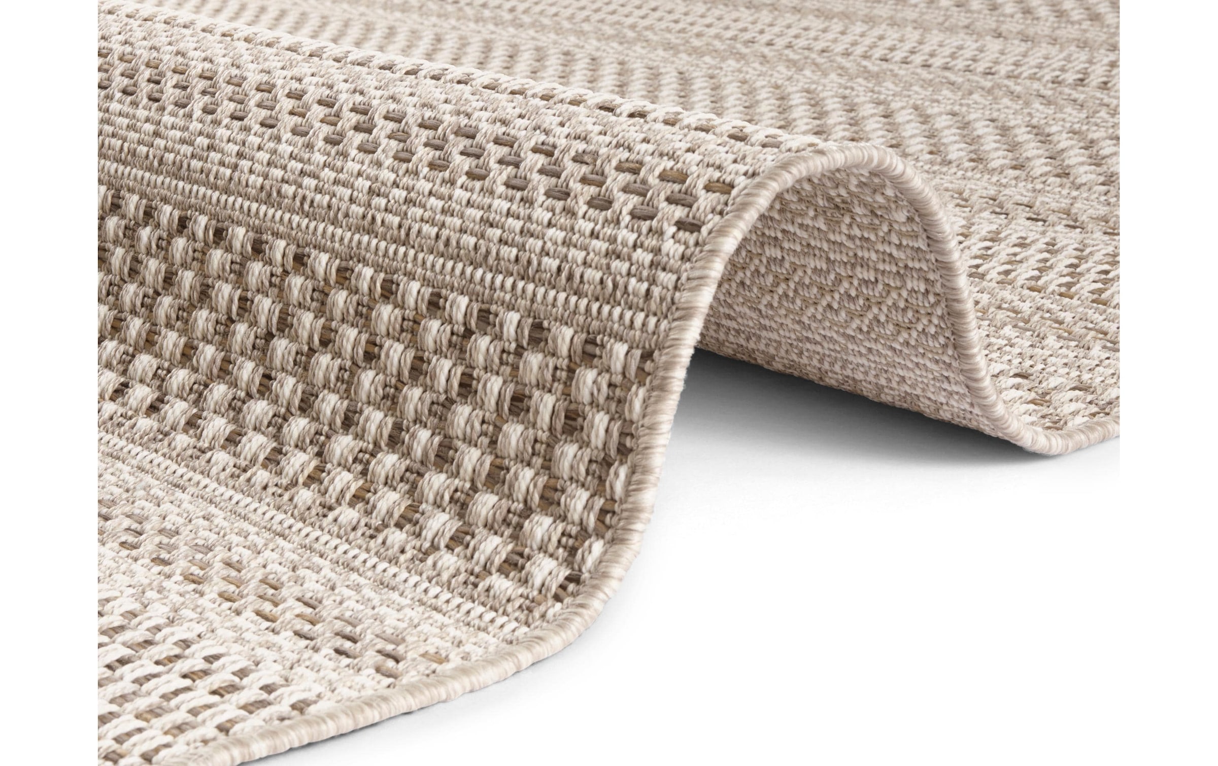 ELLE DECORATION Teppich »Arras« rechteckig 8 mm Höhe In-& Outdoor, Wetterfest, Balkon, Garten, Wohnzimmer, Sisal Optik