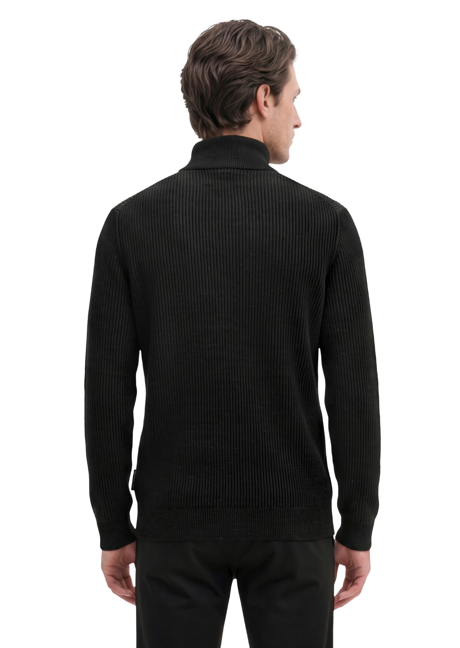 Marc O'Polo Troyer »regular aus Bio-Baumwoll-Schurwoll-Mix« avec teneur en laine vierge