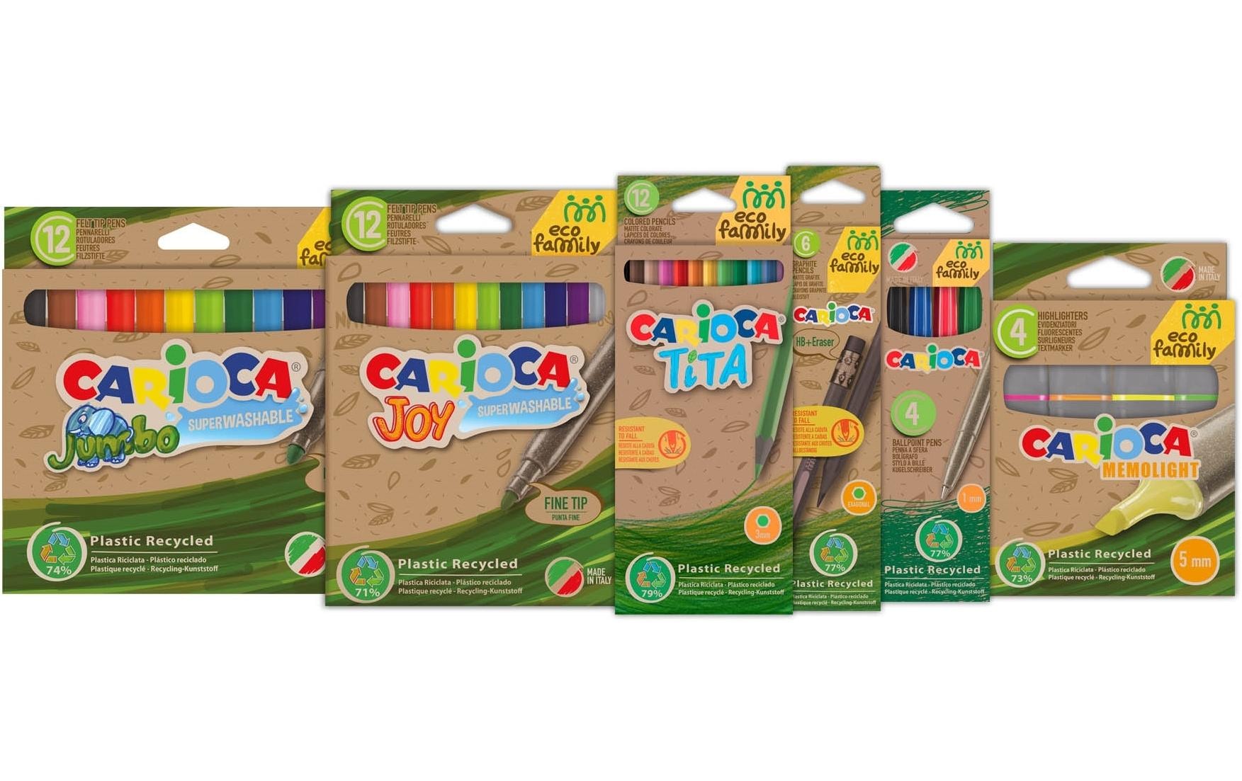 Buntstift »Carioca Set Eco Family 50 Stück«, (50 tlg.)