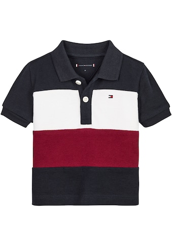 Poloshirt »BABY COLORBLOCK POLO S/S«, mit Tommy Hilfiger Logo-Flag