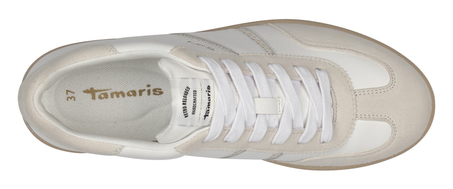 Tamaris Baskets à plateforme  Freizeitschuh, Halbschuh, Schnürschuh mit gepolstertem Schaftrand
