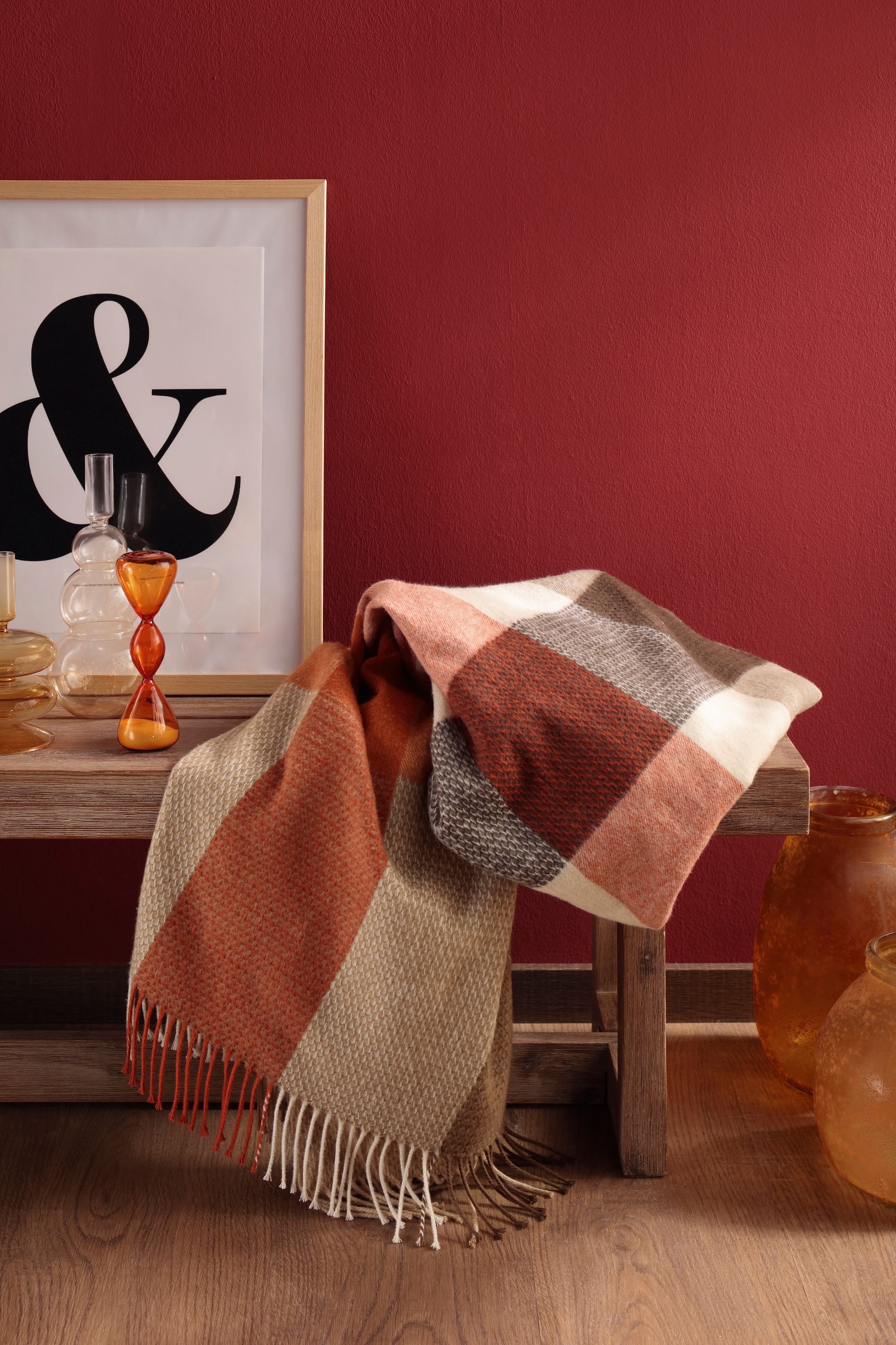 Biederlack Plaid »Plaid Giletti«, im klassischem Plaidmass