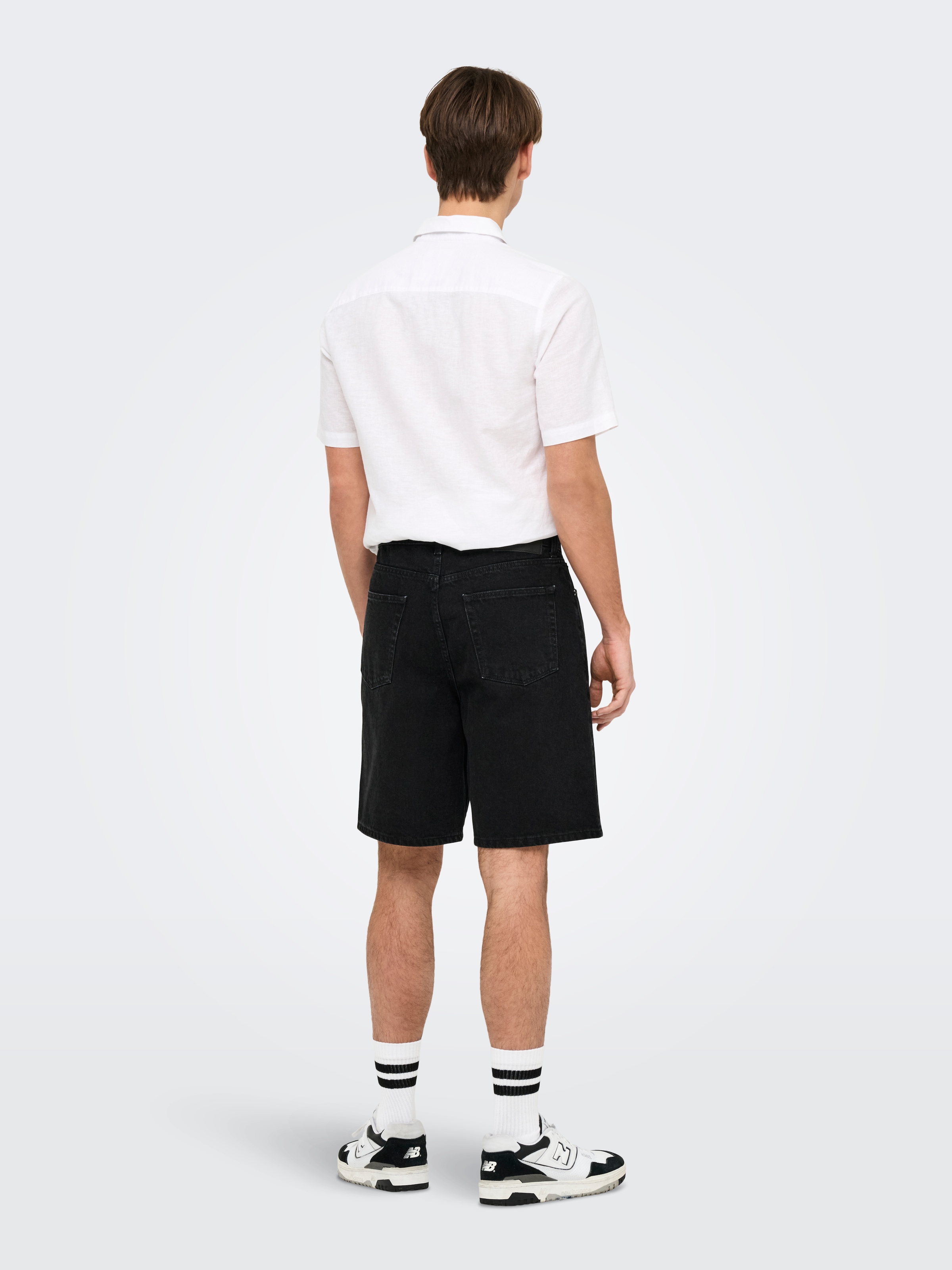 ONLY & SONS Shorts »ONSFADE BLACK 9087 AZG DNM SHORTS«