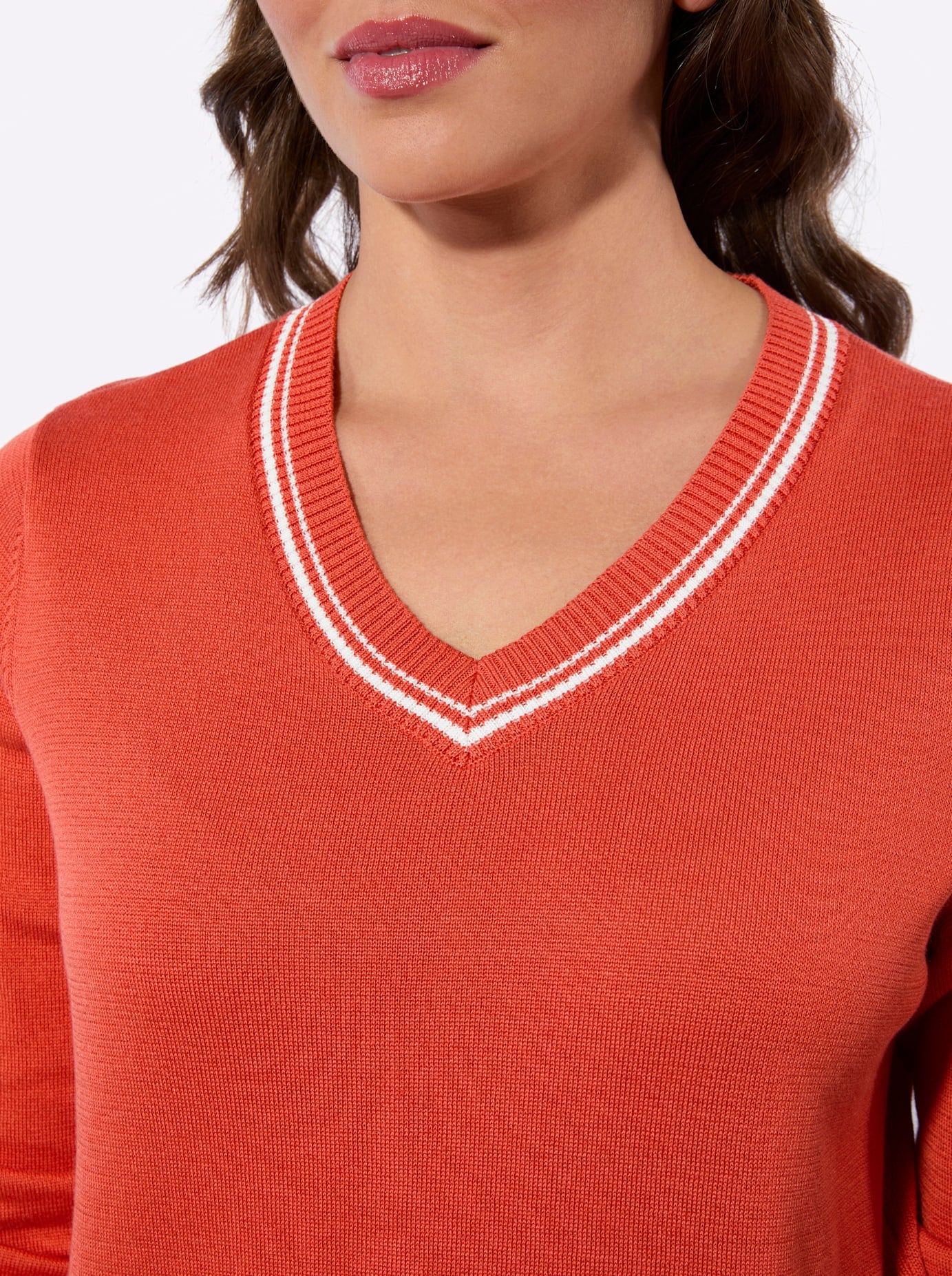 Casual Looks V-Ausschnitt-Pullover »V-Pullover«