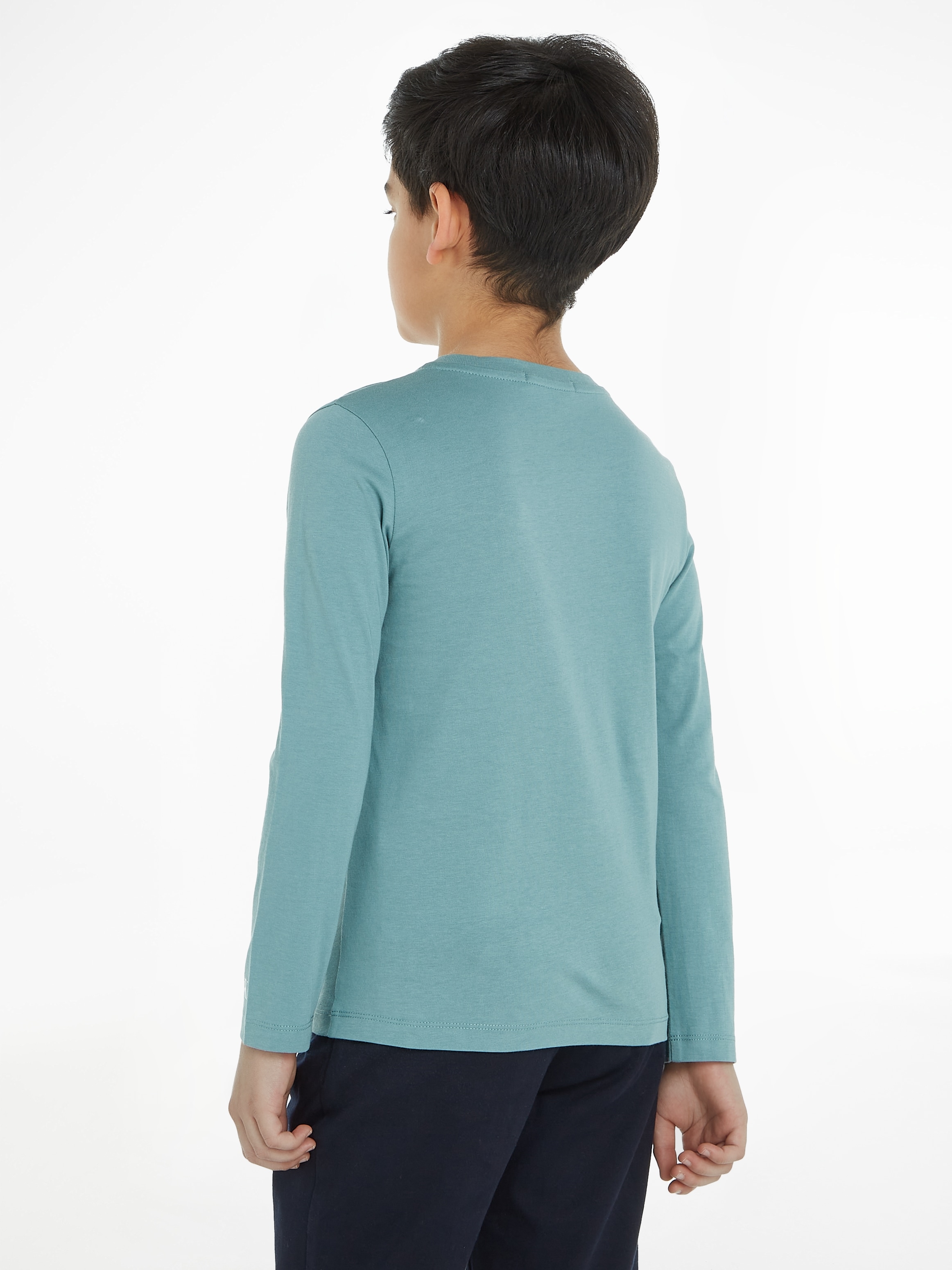 Calvin Klein Jeans Langarmshirt »CHEST INST. LS T SHIRT«, für Kinder