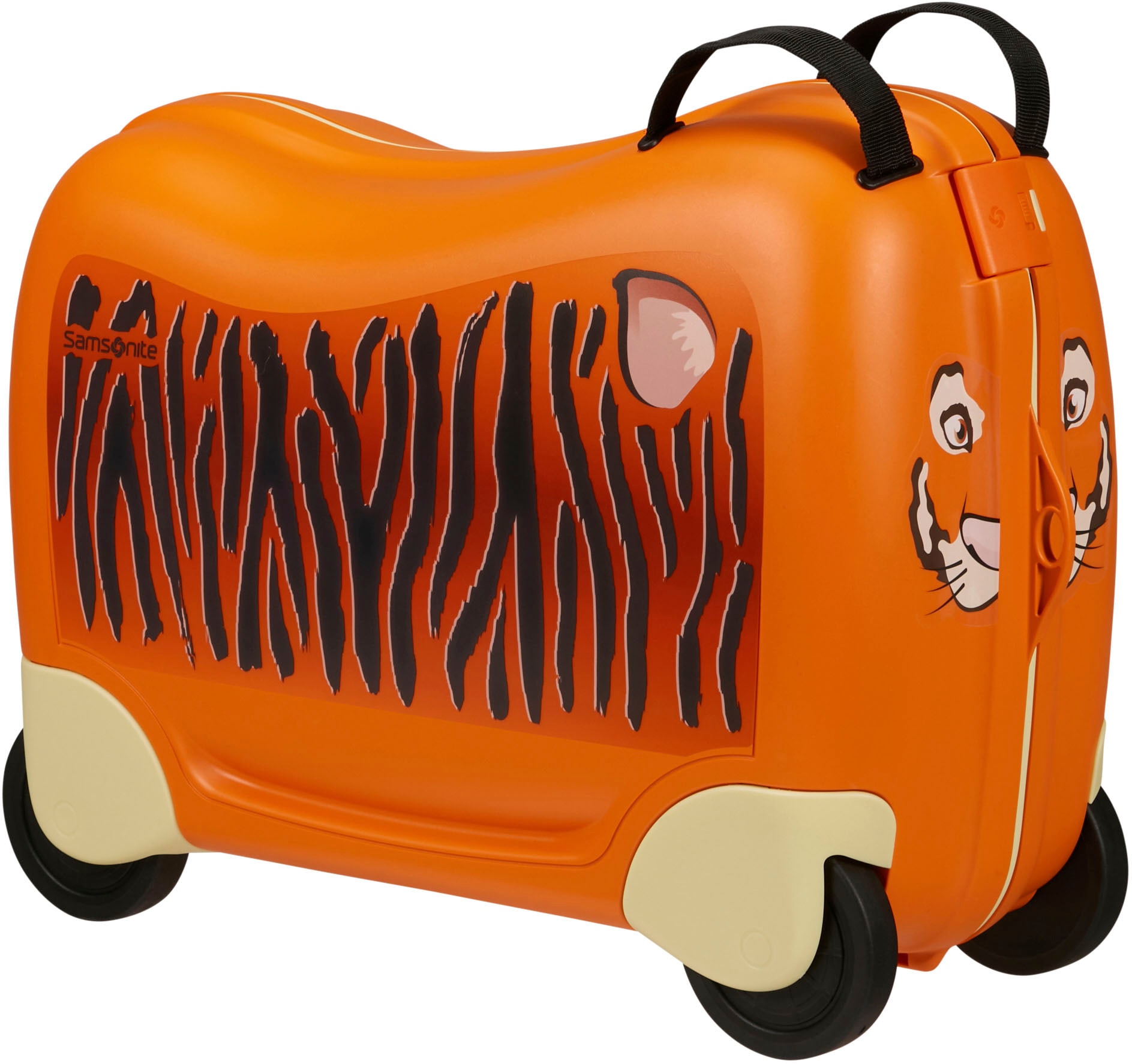 Image of Samsonite Kinderkoffer "Dream2Go Ride-on Trolley, Tiger" 30 l 4 Rollen aus Polypropylen, mit Packriemen, mit Tragegriff oben